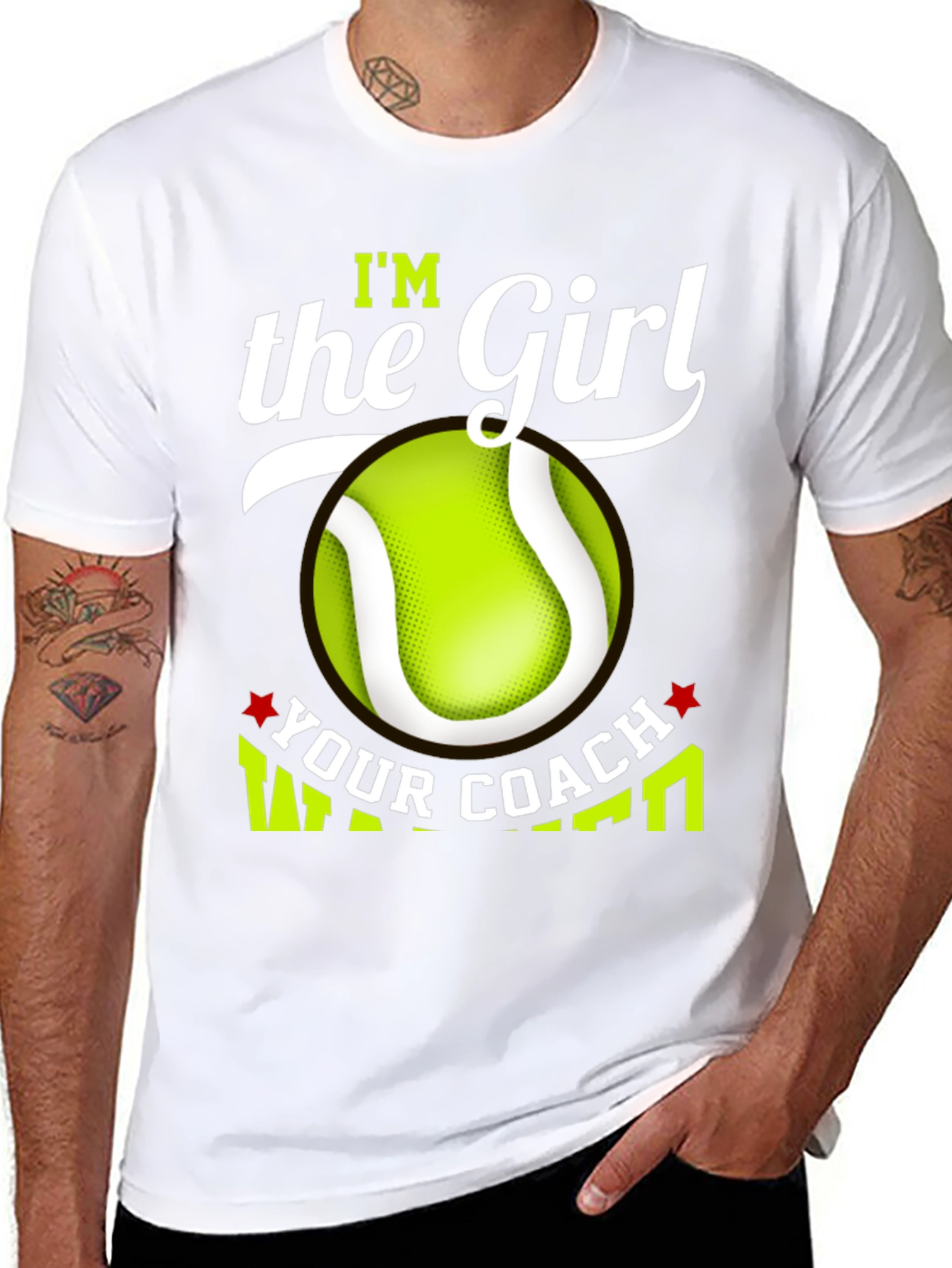 Black I'm the Girl Your Coach Warned You About T-Shirt view 8
