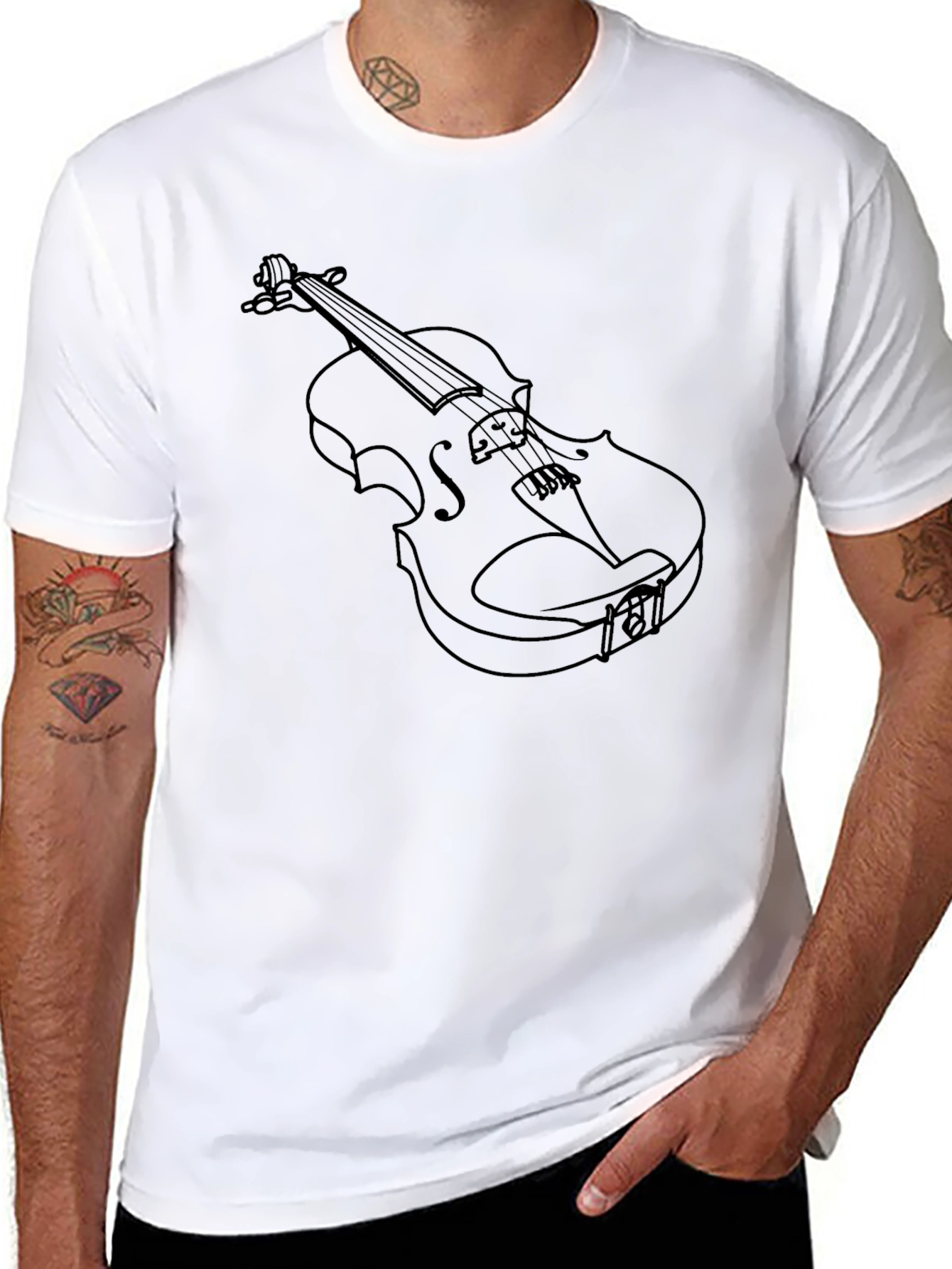 Black Violin Graphic Tee - Musician's Essential view 8