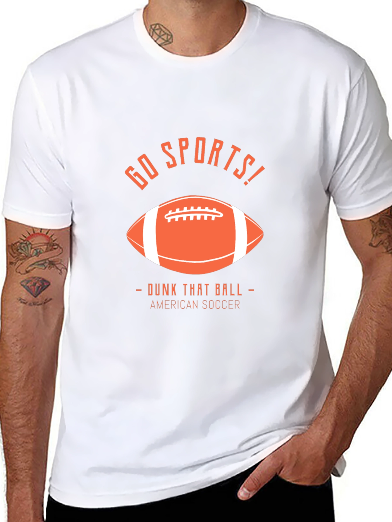 Black Go Sports! Dunk That Ball T-Shirt view 8
