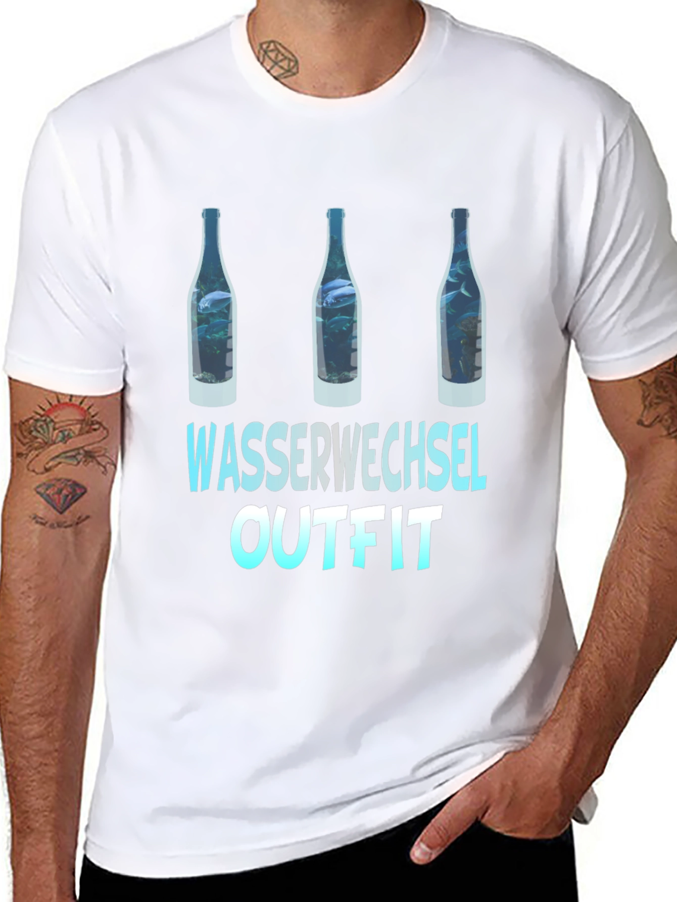 Wasserwechsel Outfit Graphic T-Shirt - Aquarium Lovers Tee - 8