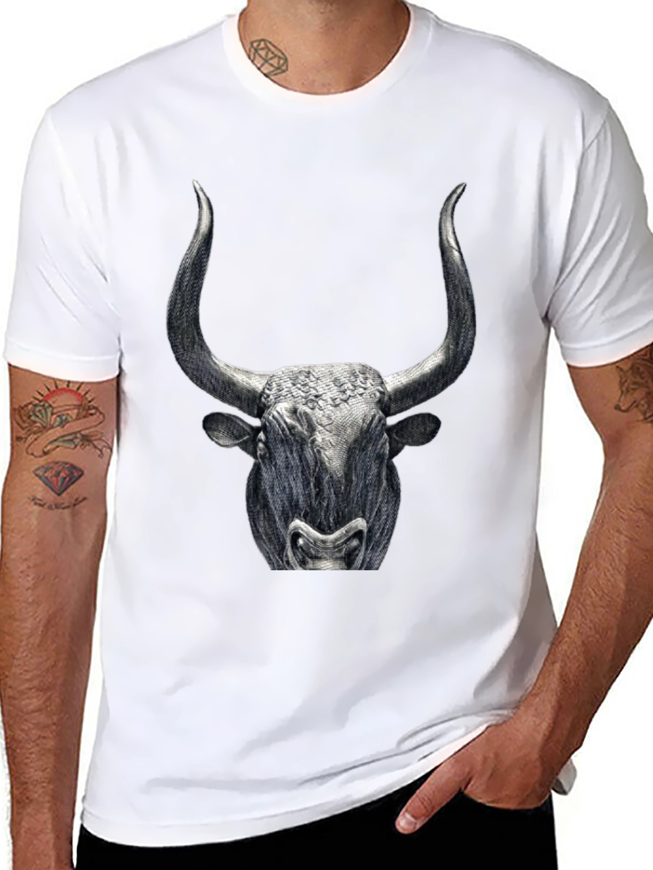 Black Black Bull Graphic Tee - Men's Fashion view 8