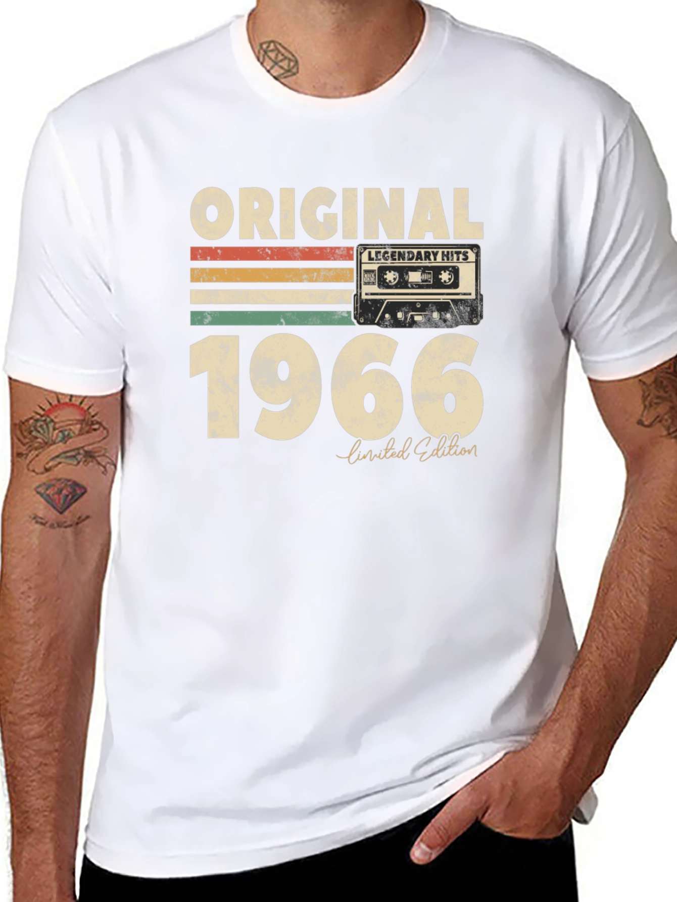 Black Original 1966 Legendary Hits T-Shirt view 8
