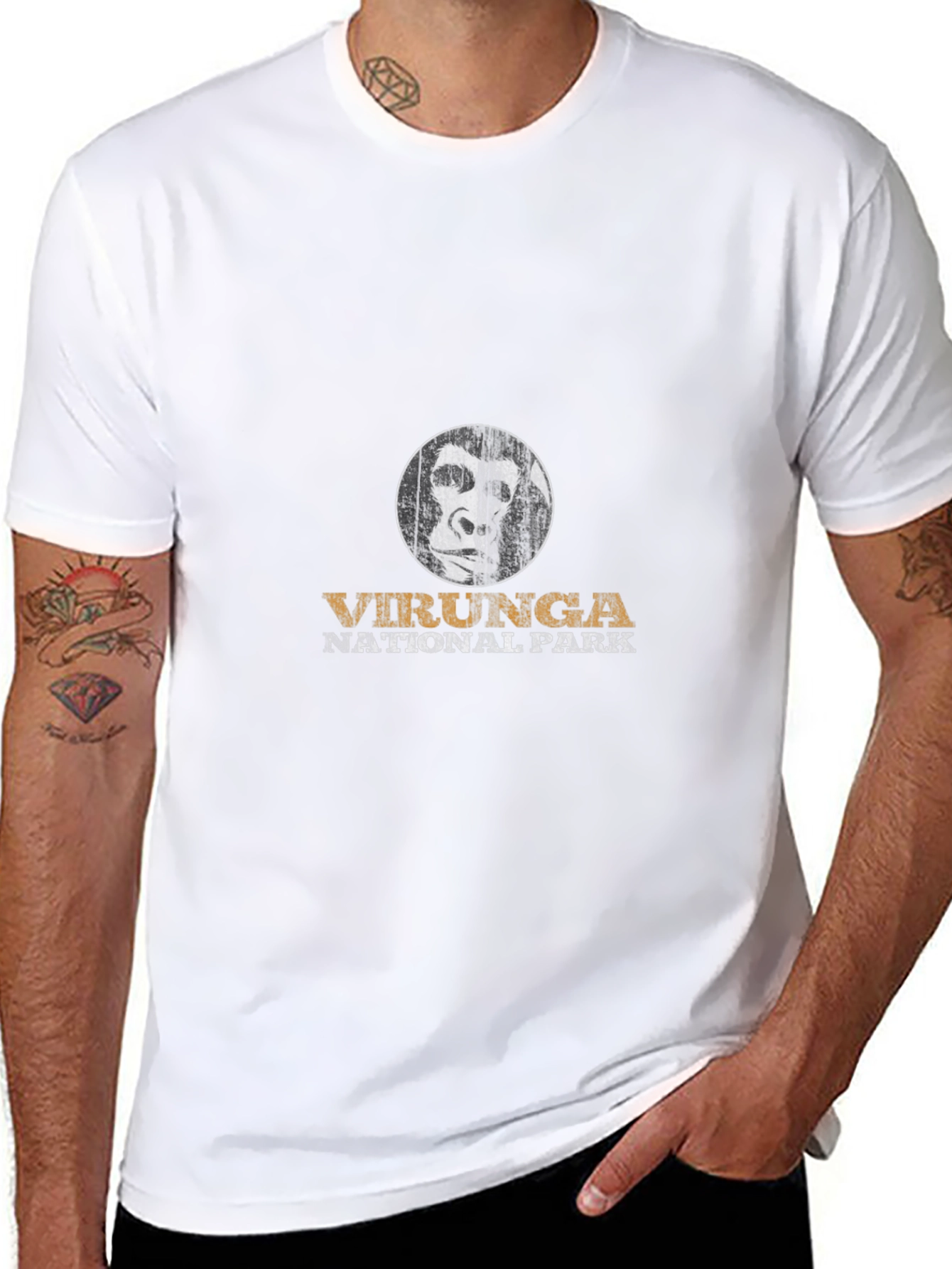 Virunga National Park Gorilla Graphic Tee - 8
