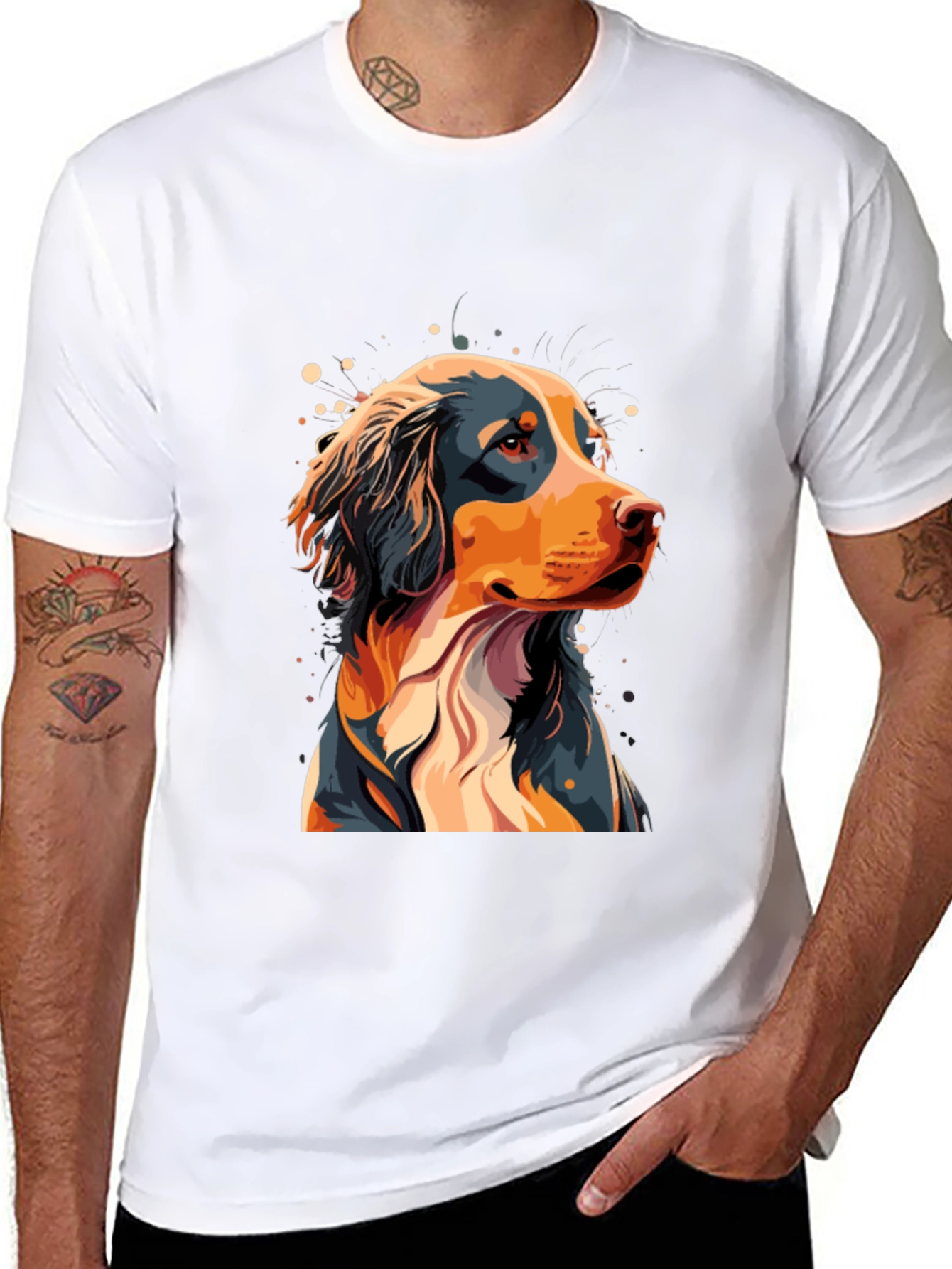 Black Dog Graphic Tee - Black T-Shirt view 8