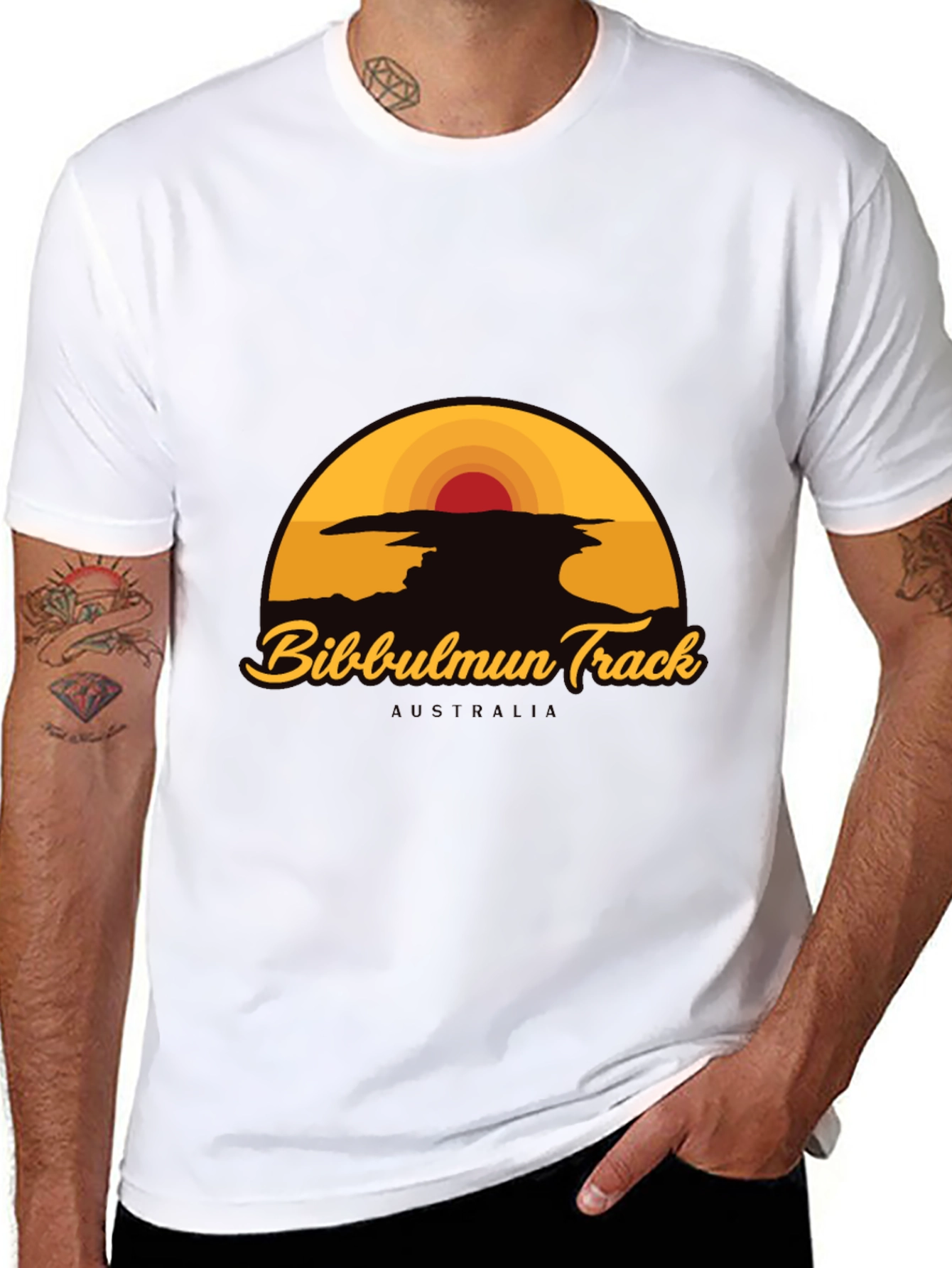 Black Bibbulmun Track Graphic Tee view 8