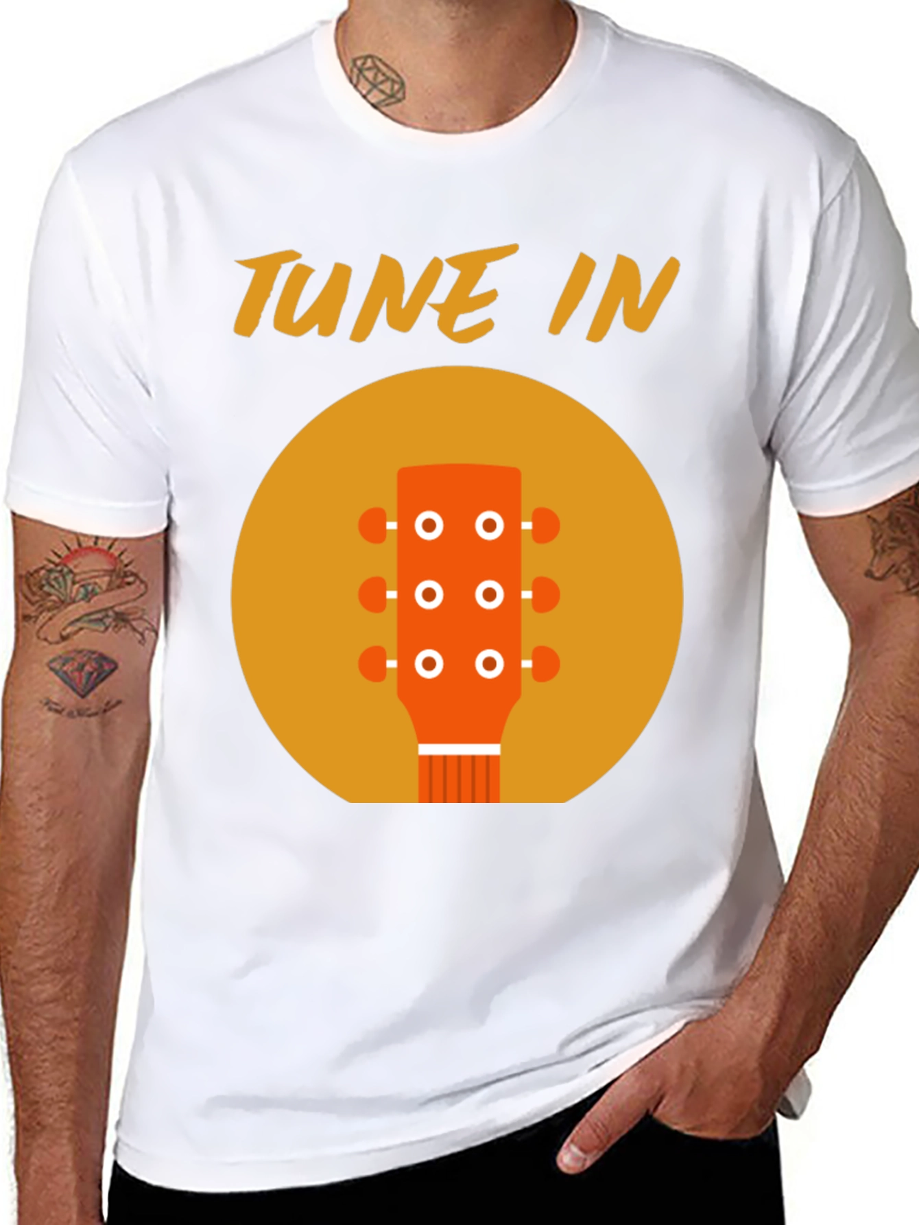 Tune In Guitar Head T-Shirt - 8