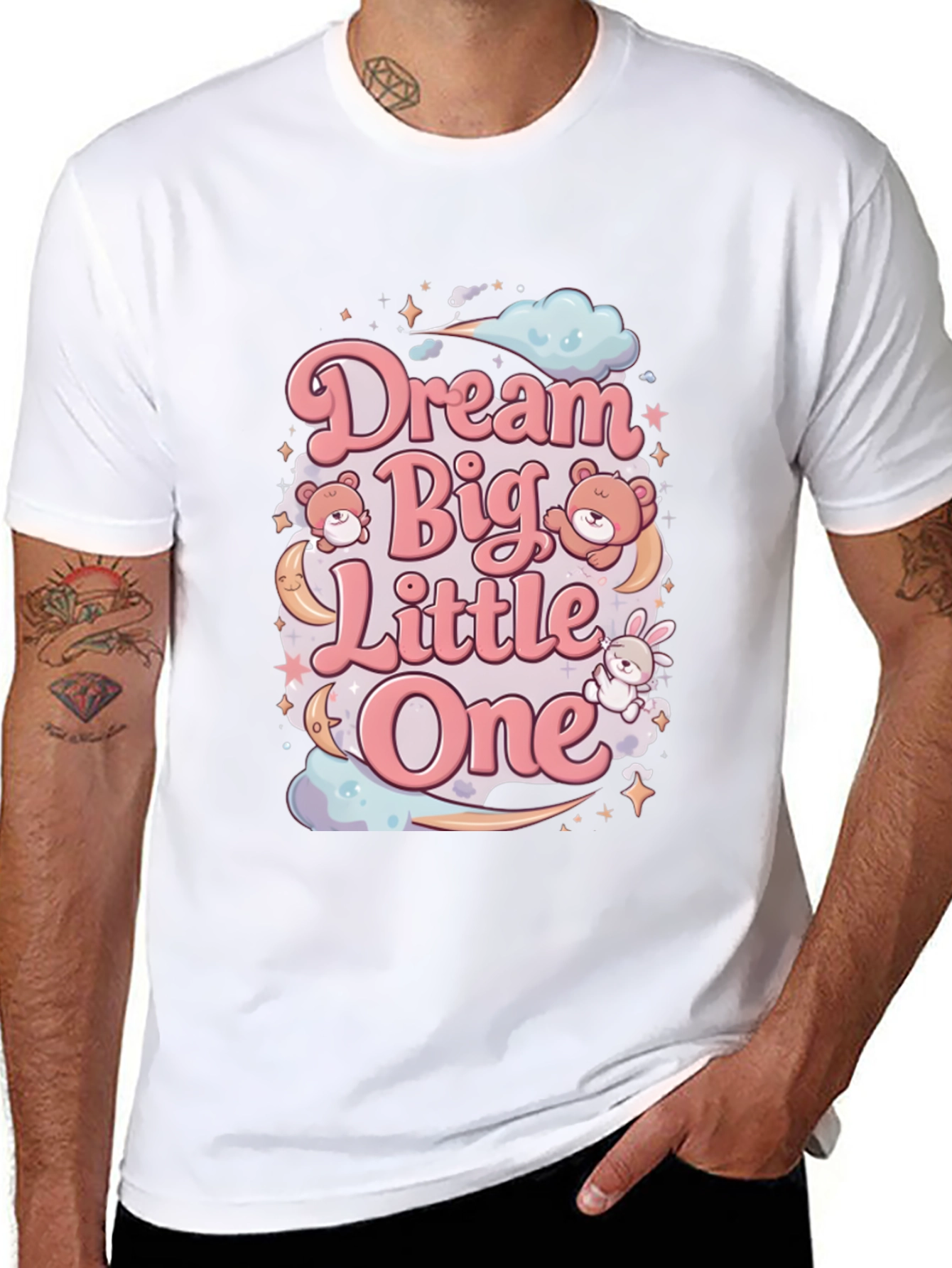 Black Dream Big Little One Graphic Tee view 8