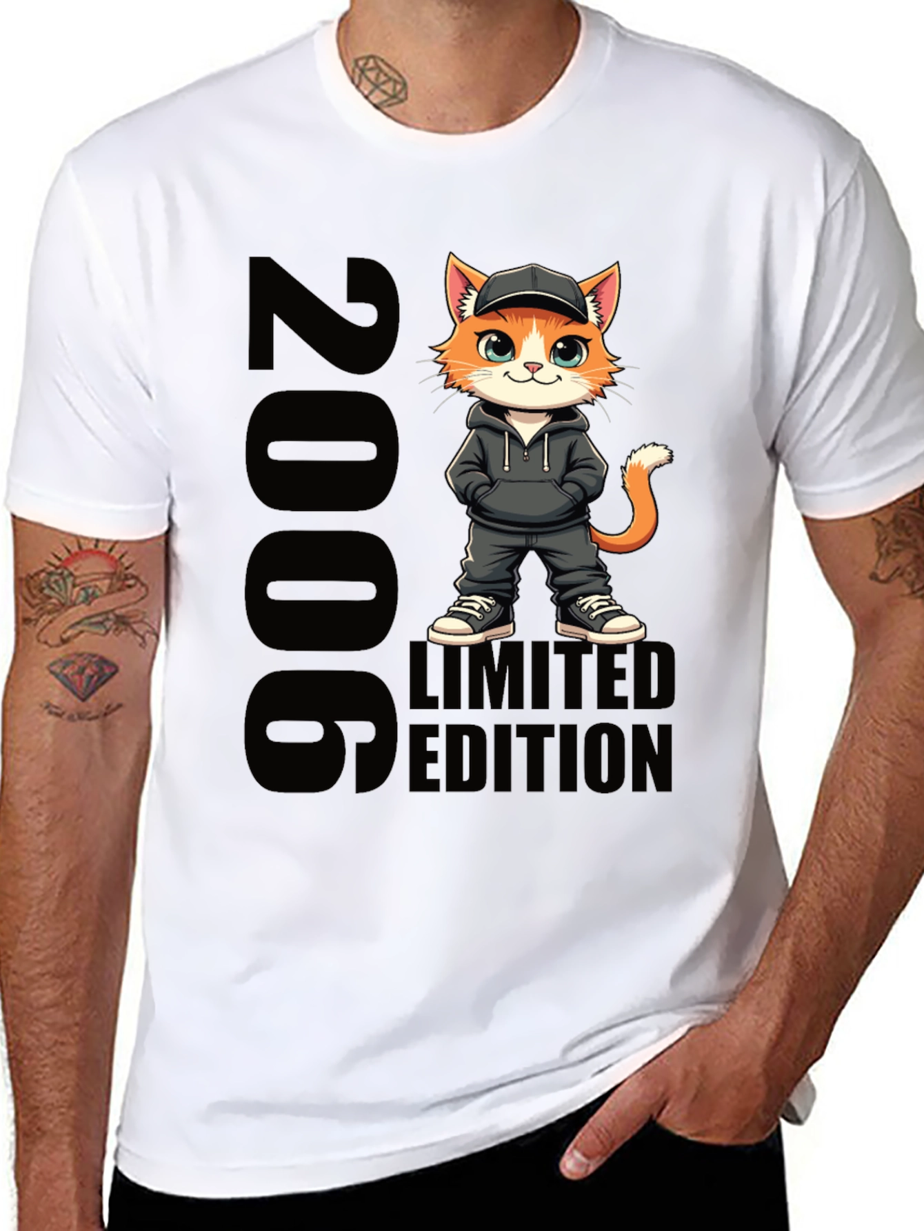 Black 2006 Limited Edition Cat T-Shirt view 8