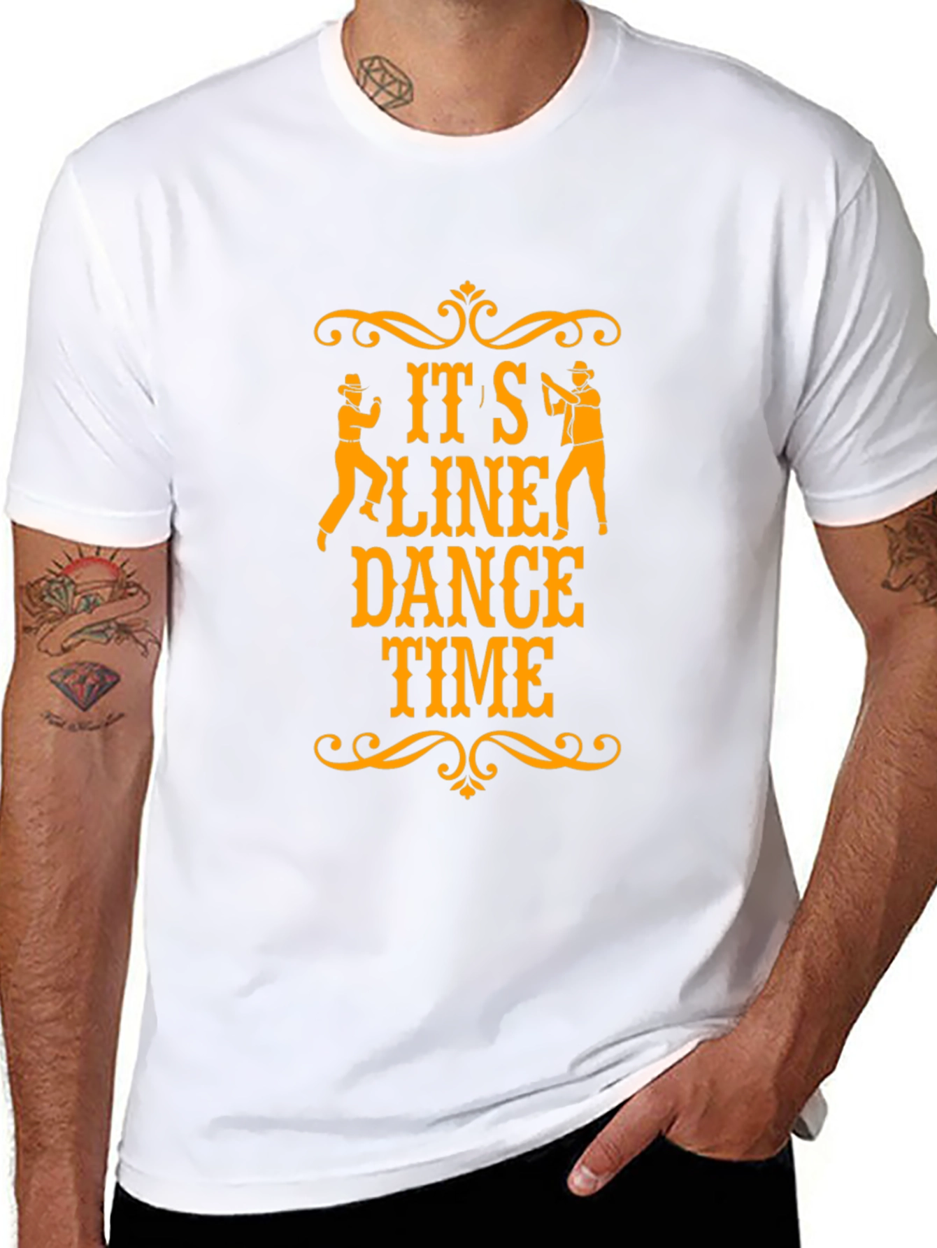 Line Dance Time Graphic T-Shirt - 8