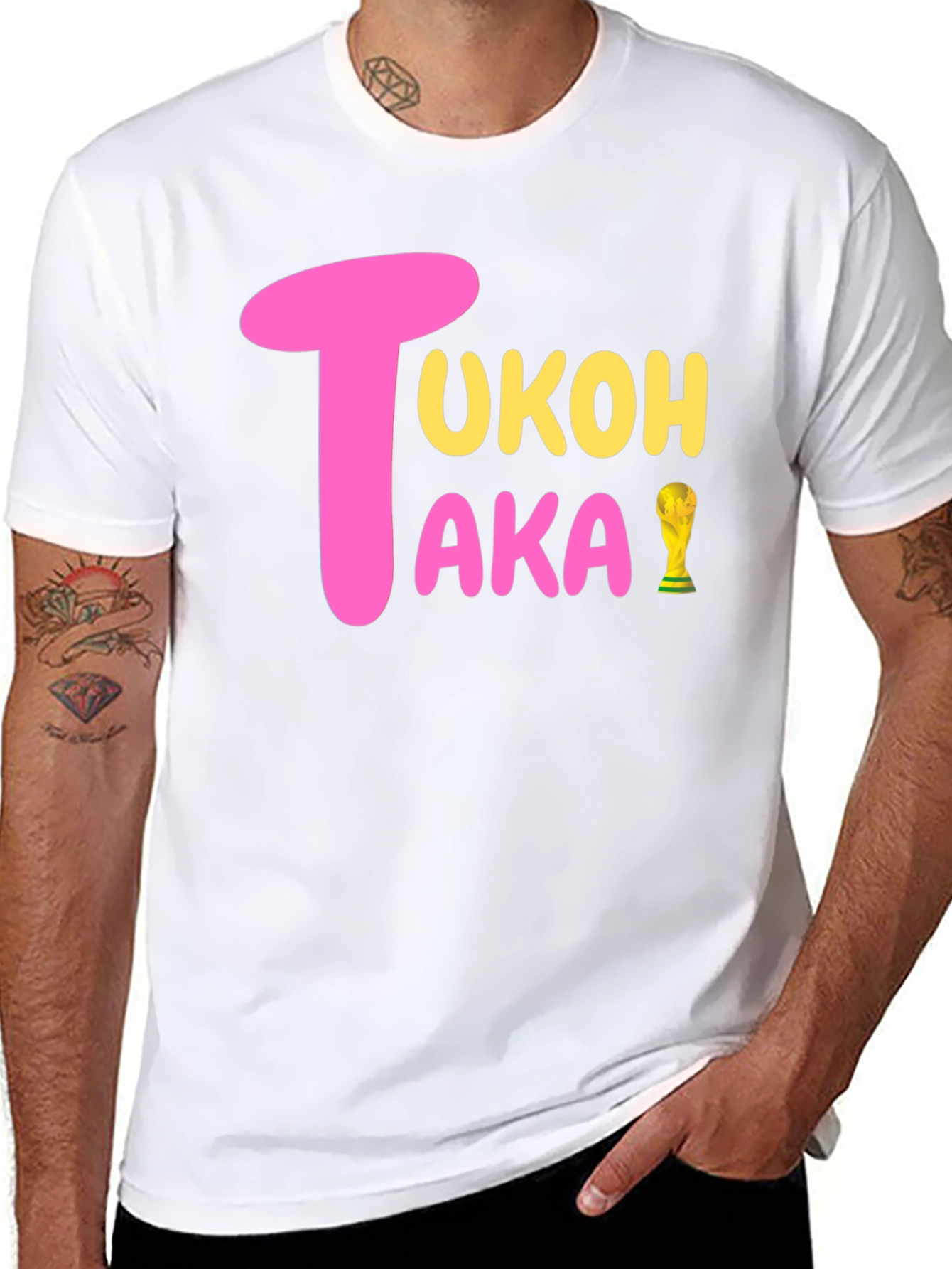Black TUKOH AKA! Black Graphic Tee view 8