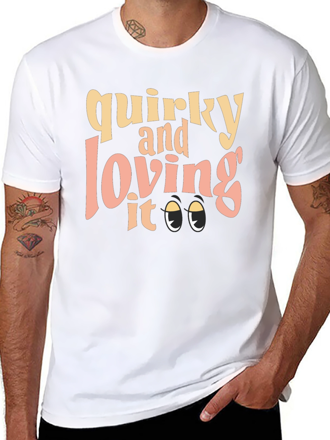 Black Quirky and Loving It - Graphic Tee view 8