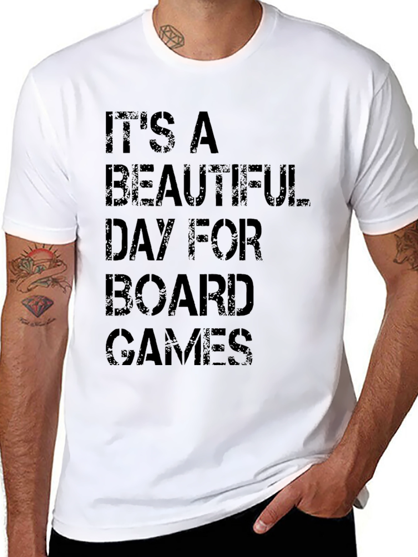 Black Board Game T-Shirt - It's A Beautiful Day view 8