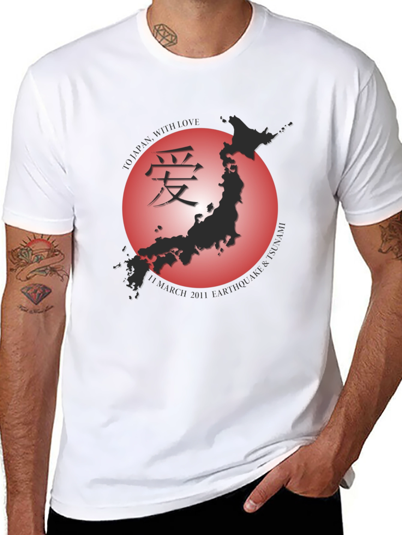 Black Japan Earthquake T-Shirt - Limited Edition view 8