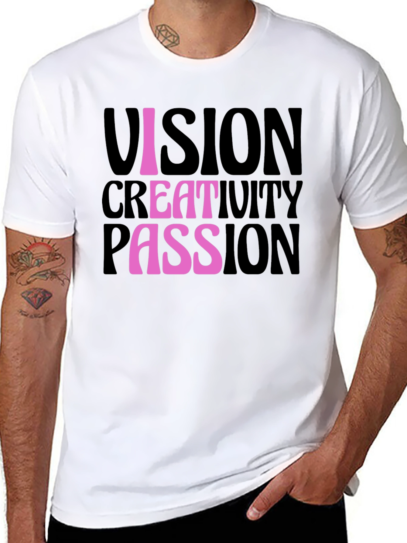 Black Vision, Creativity, Passion T-Shirt view 8