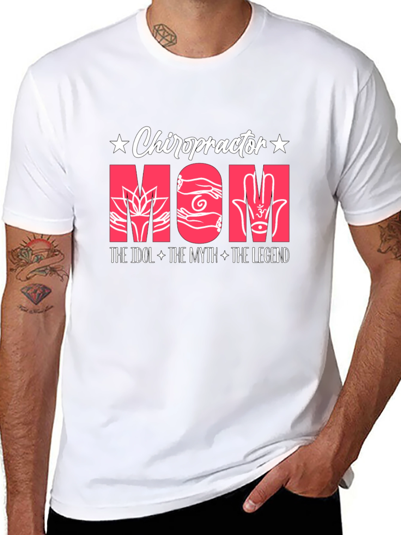Black Chiropractor Mom T-Shirt: Idol, Myth, Legend view 8