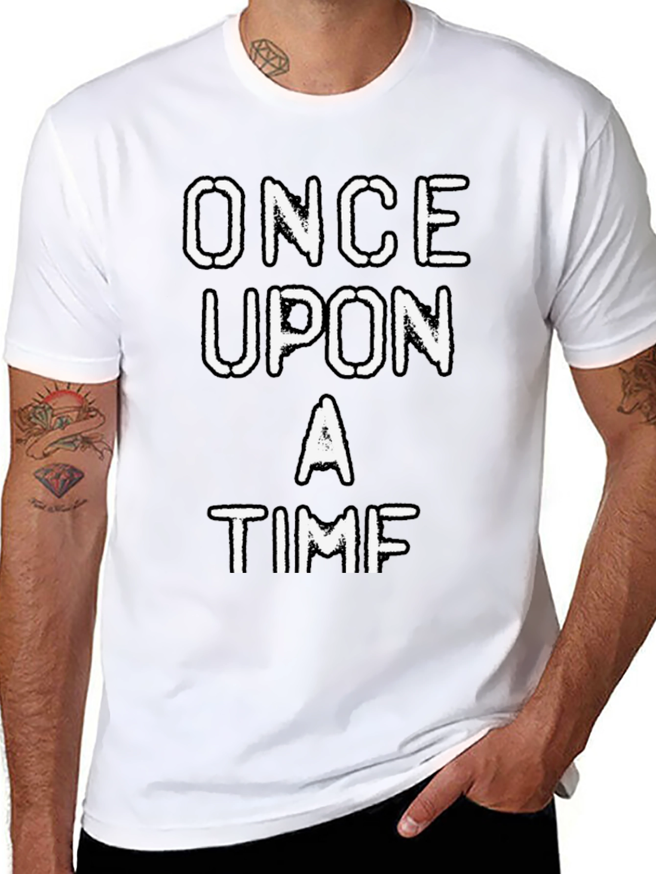 Black Once Upon A Time Graphic T-Shirt view 8