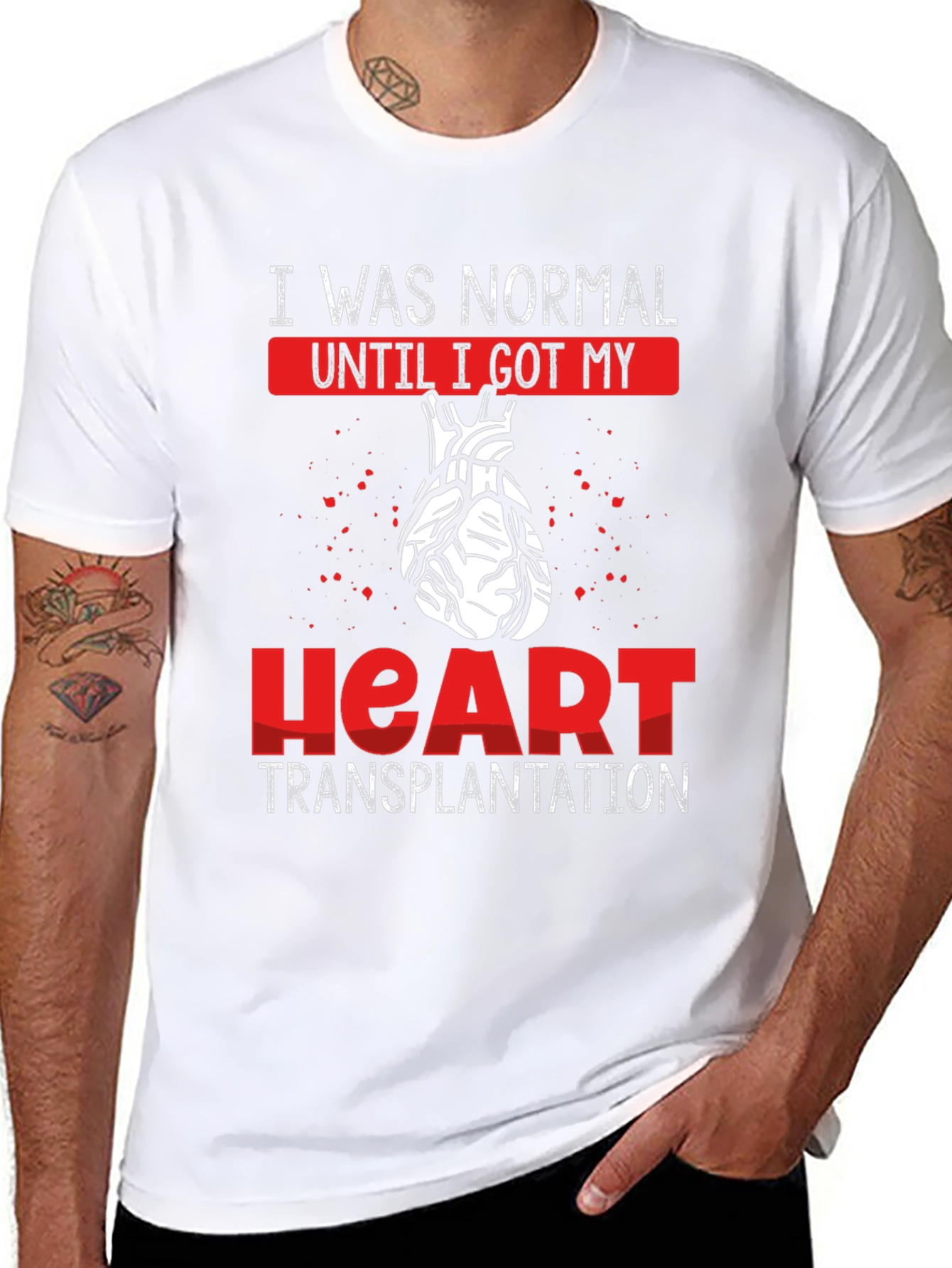 Heart Transplant Recipient Graphic Tee - 8