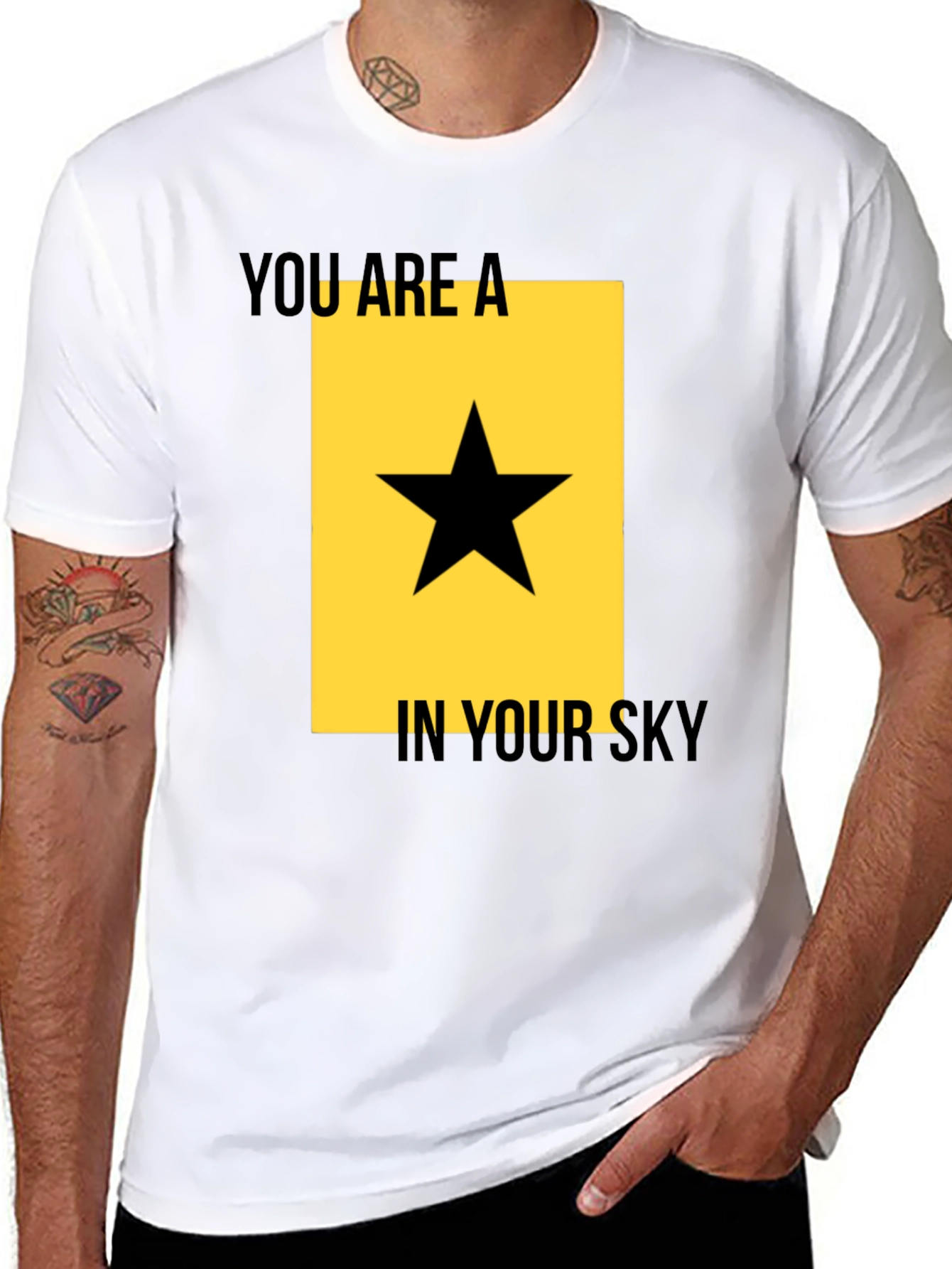 Black Star in Your Sky Graphic Tee view 8