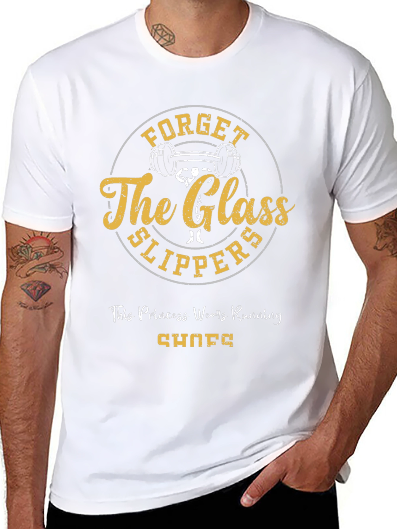 Black Forget Glass Slippers T-Shirt view 8
