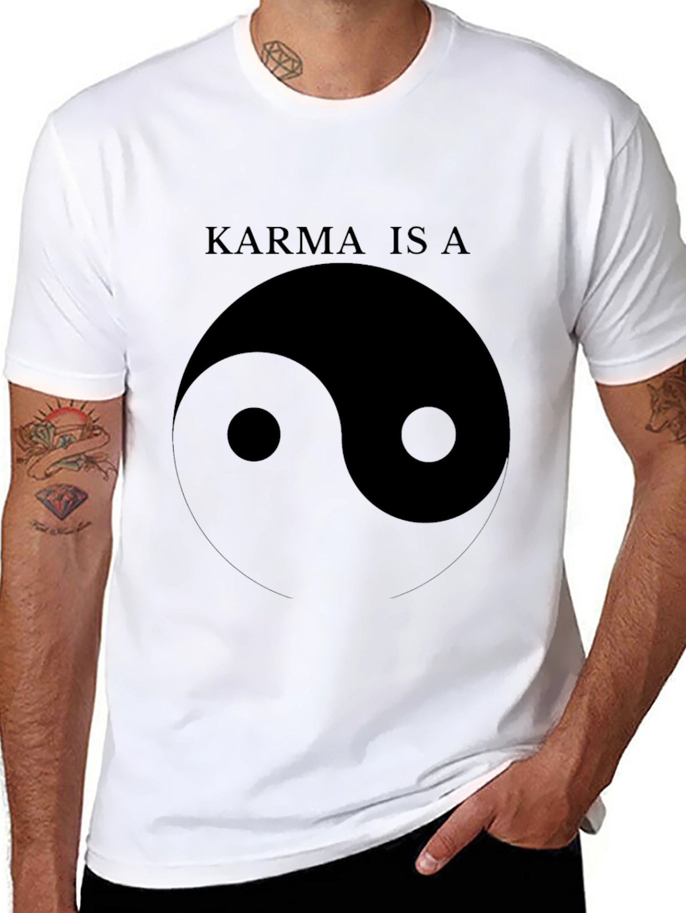 Karma Yin Yang T-Shirt - Balance & Style - 8
