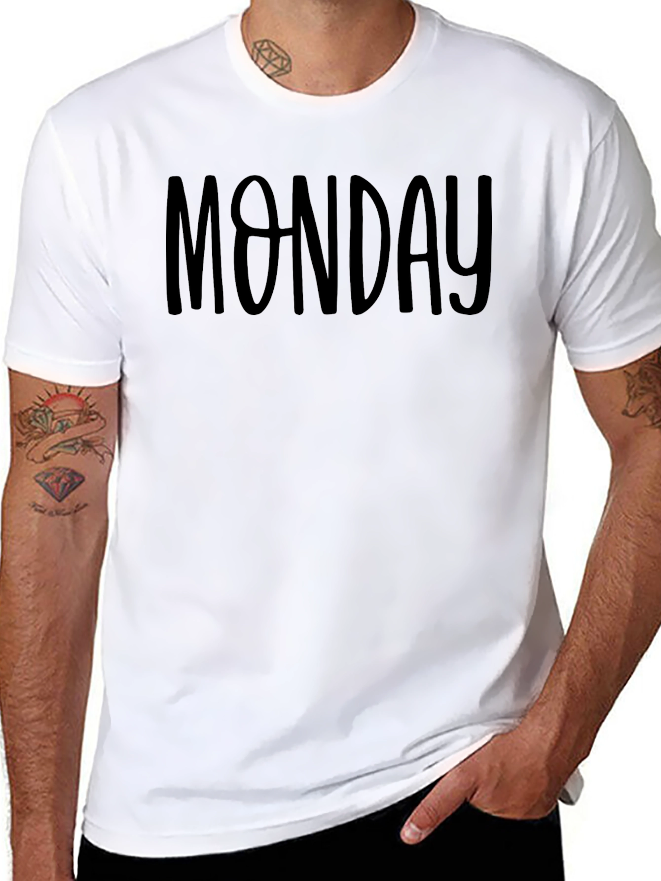 Black Monday Graphic Tee - Casual Comfort view 8