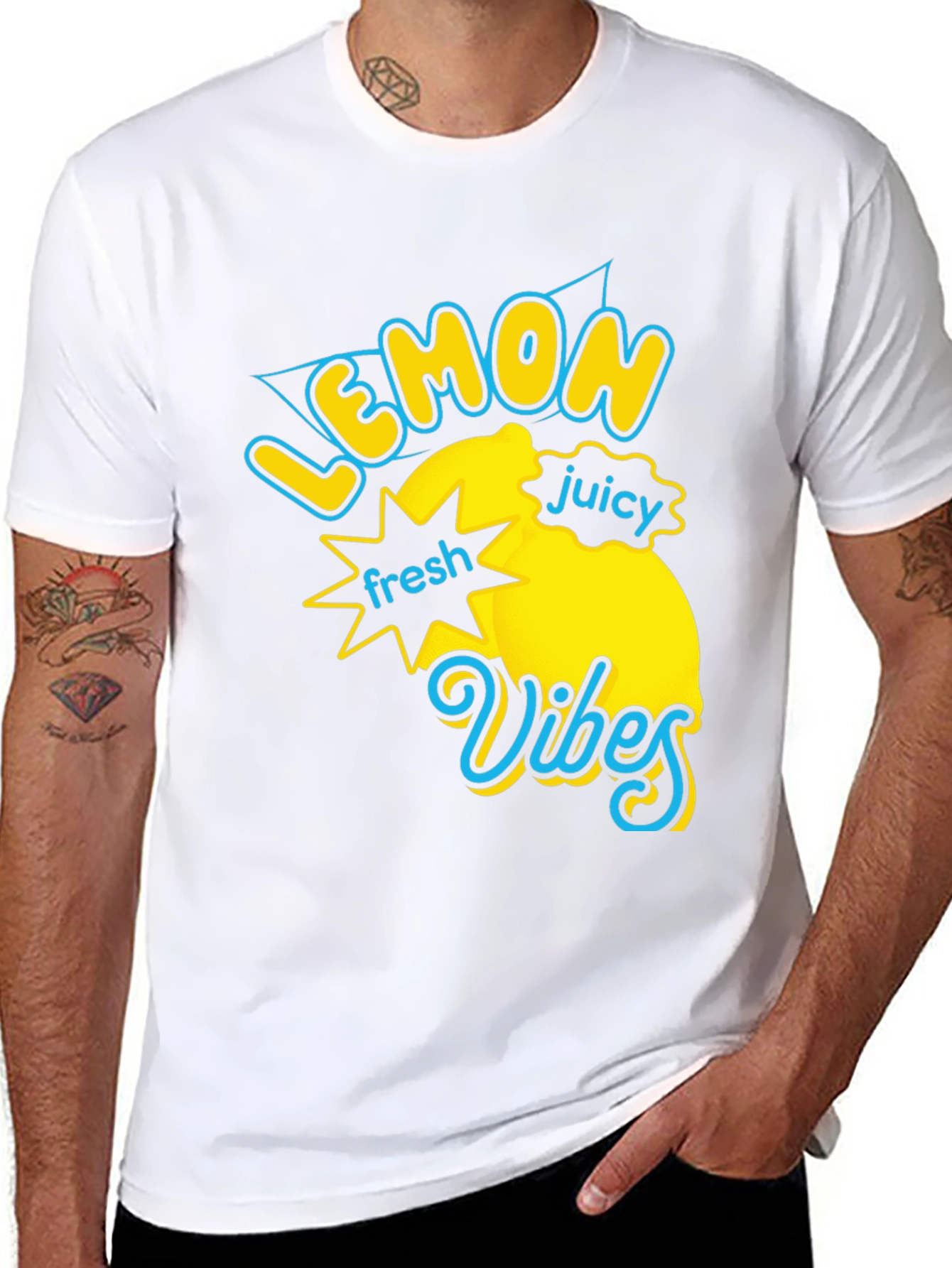 Lemon Fresh Vibes Graphic T-Shirt - 8