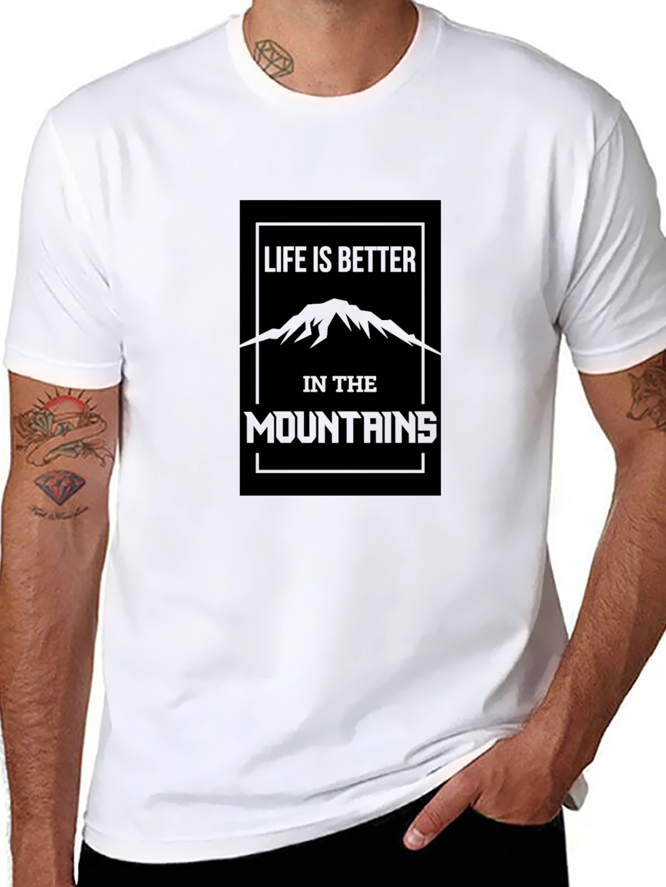 Black Mountain Life Graphic Tee view 8