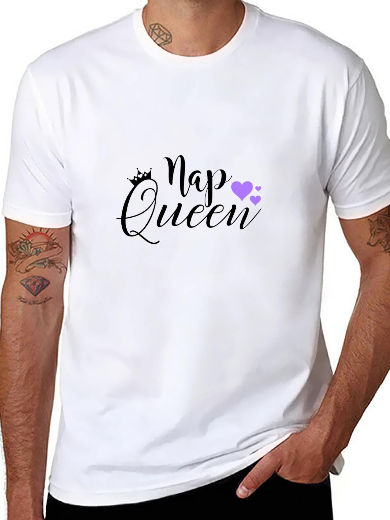Black Nap Queen Black T-Shirt view 8