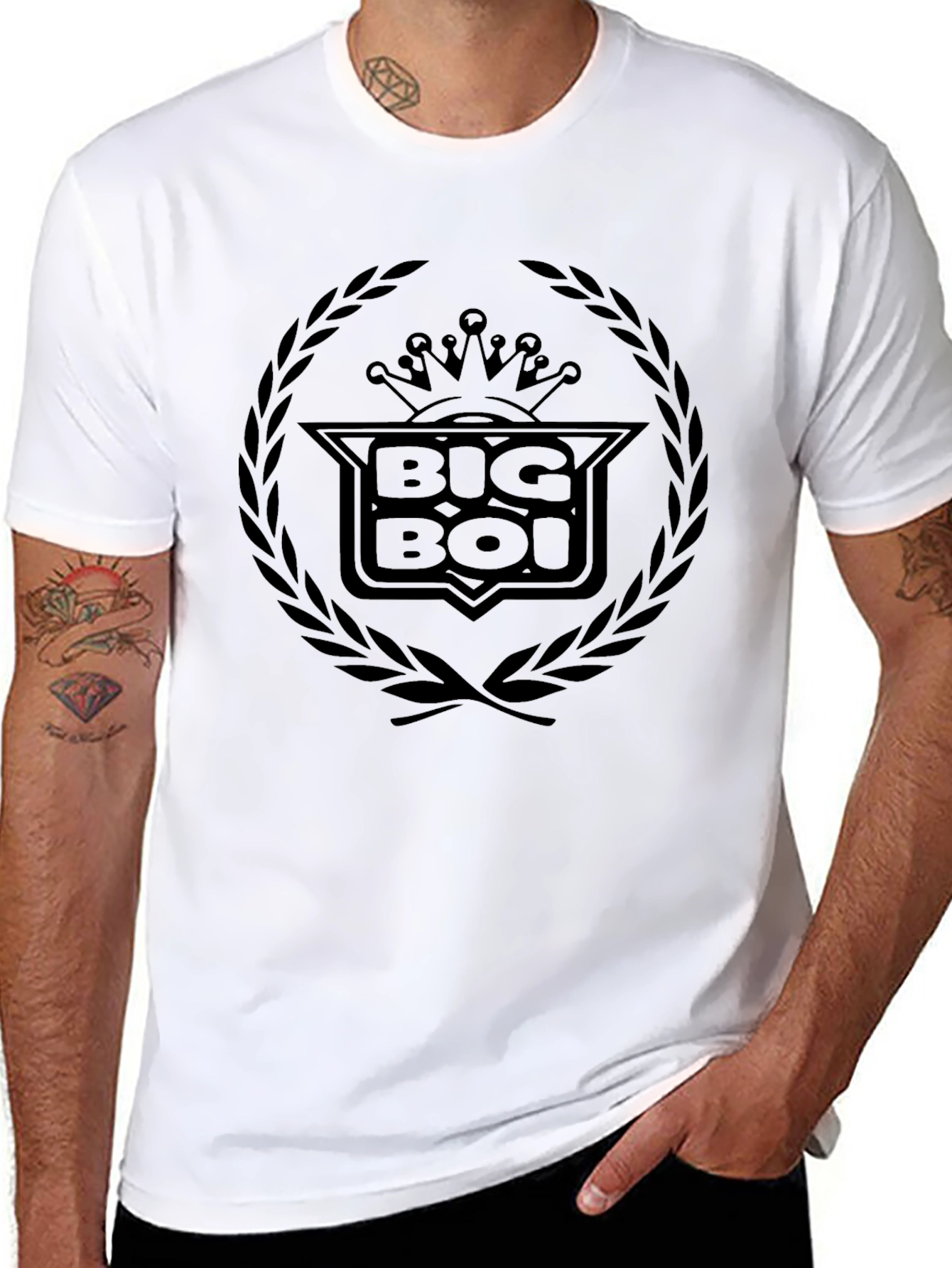 Black Big Boi Black Graphic Tee view 8