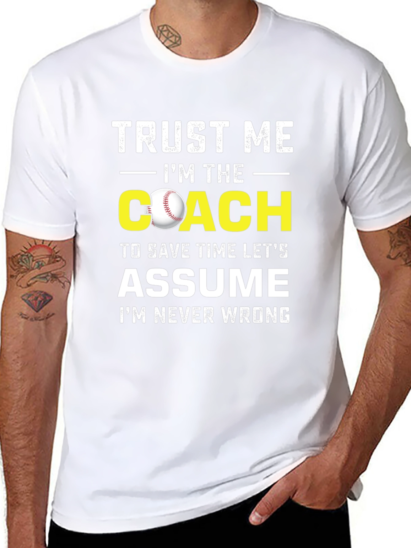 Black Trust Me I'm The Coach T-Shirt view 8
