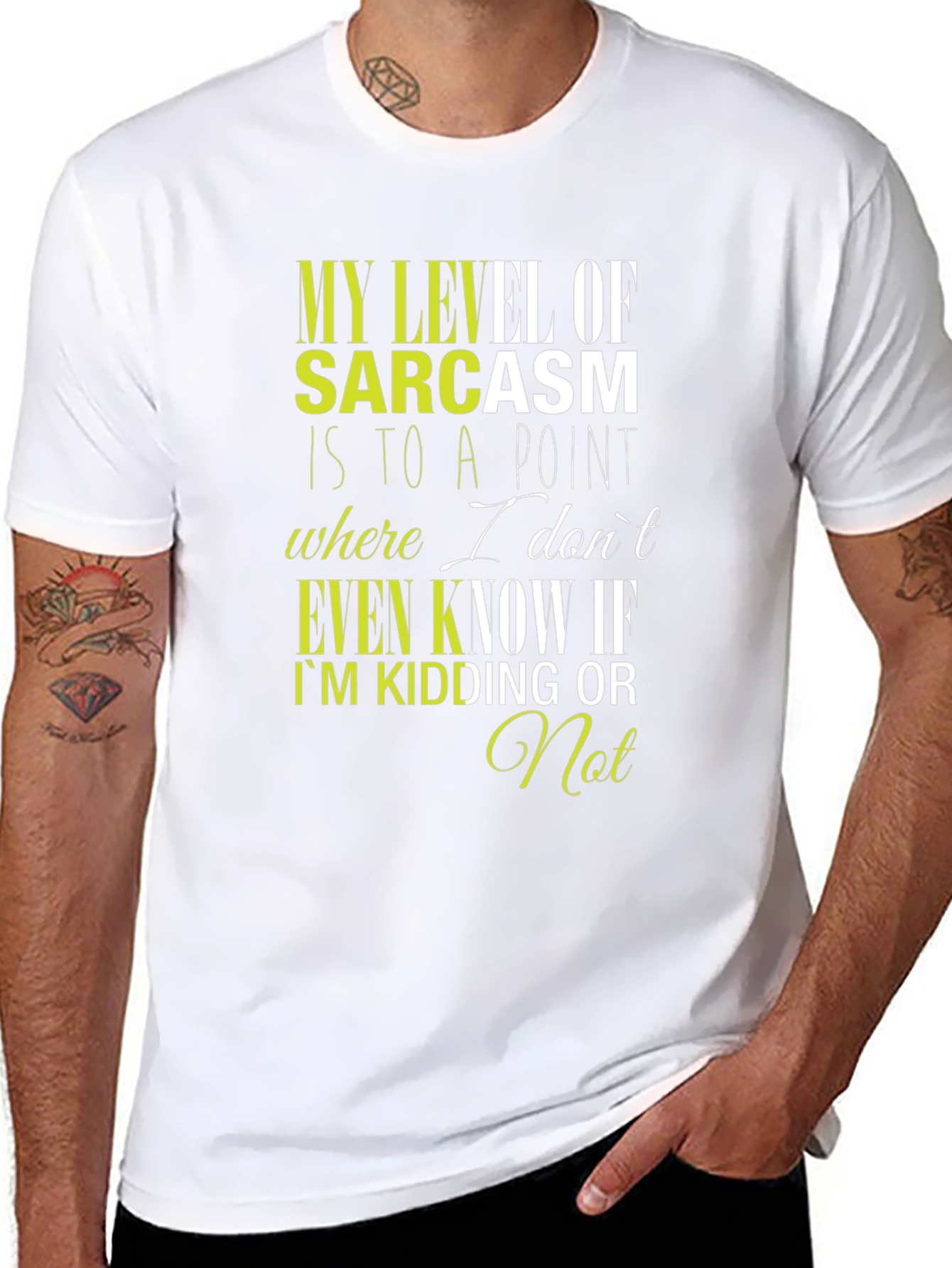 Black Sarcastic Humor T-Shirt - Funny Graphic Tee view 8