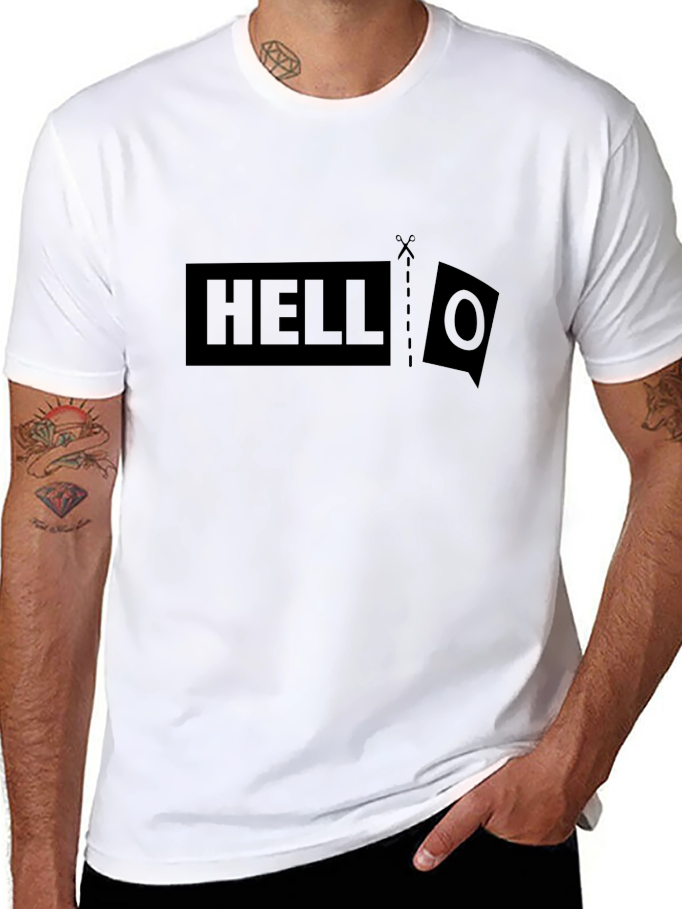 Black Hello to Hell T-Shirt Funny Dark Humor Graphic Tee view 8