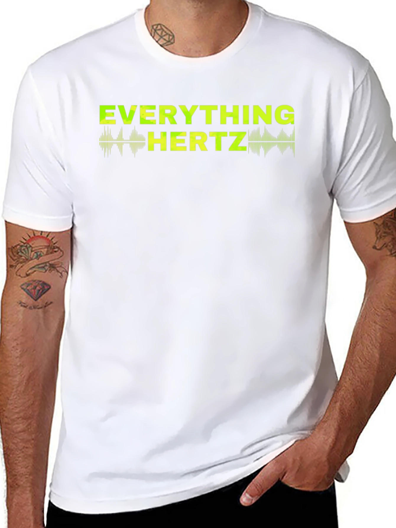 Black Everything Hertz Graphic T-Shirt - Black view 8