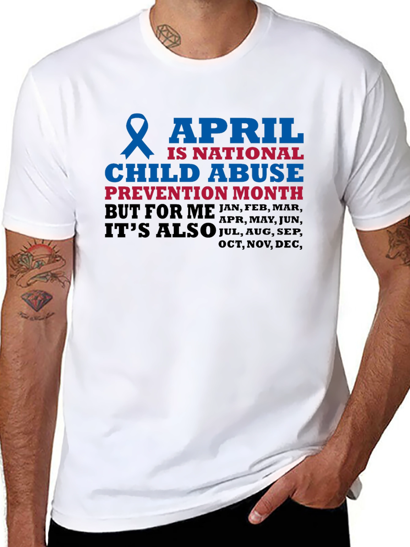 Child Abuse Awareness Month T-Shirt - 8