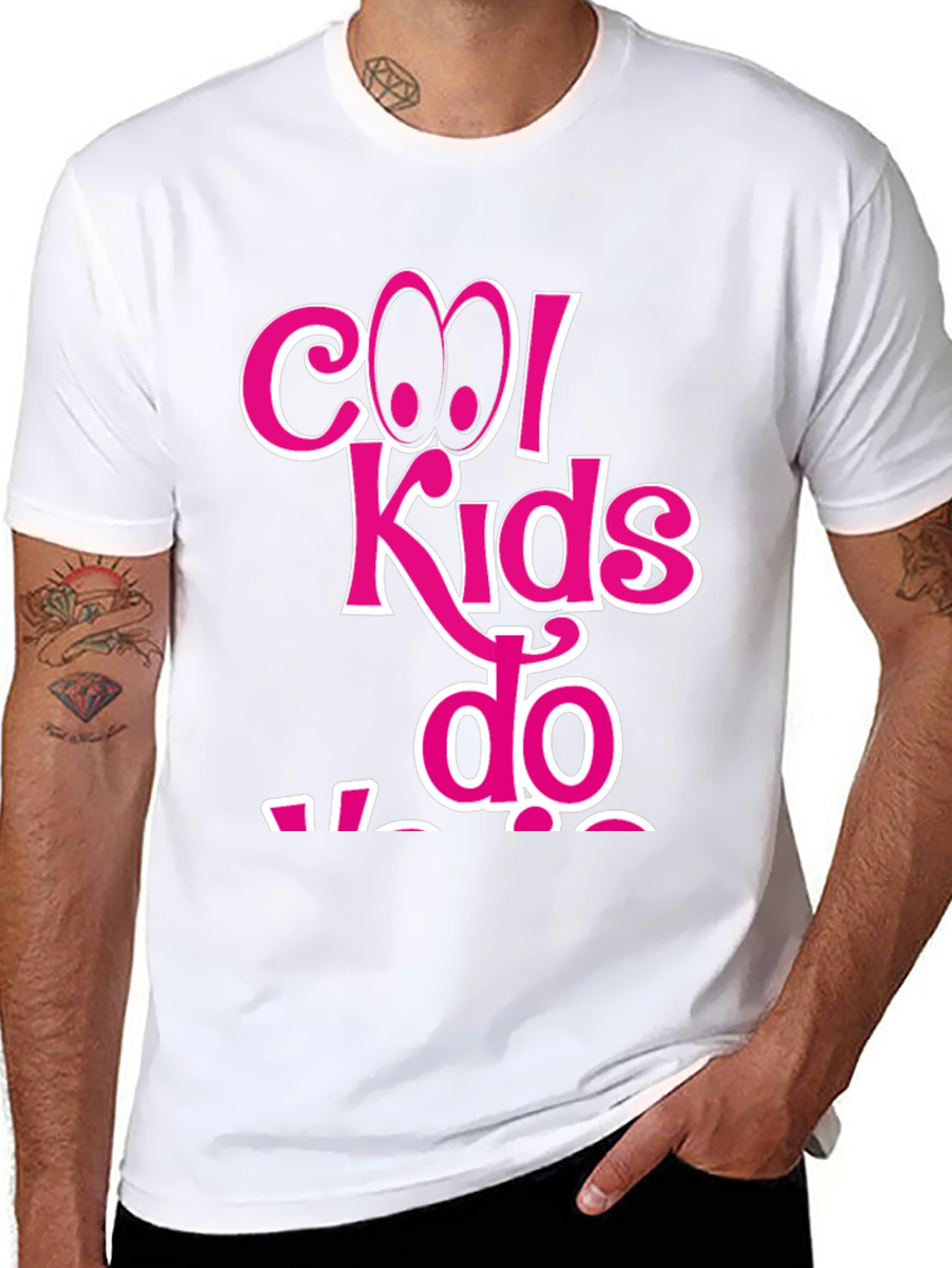 Cool Kids Graphic Tee - Statement T-Shirt - 8