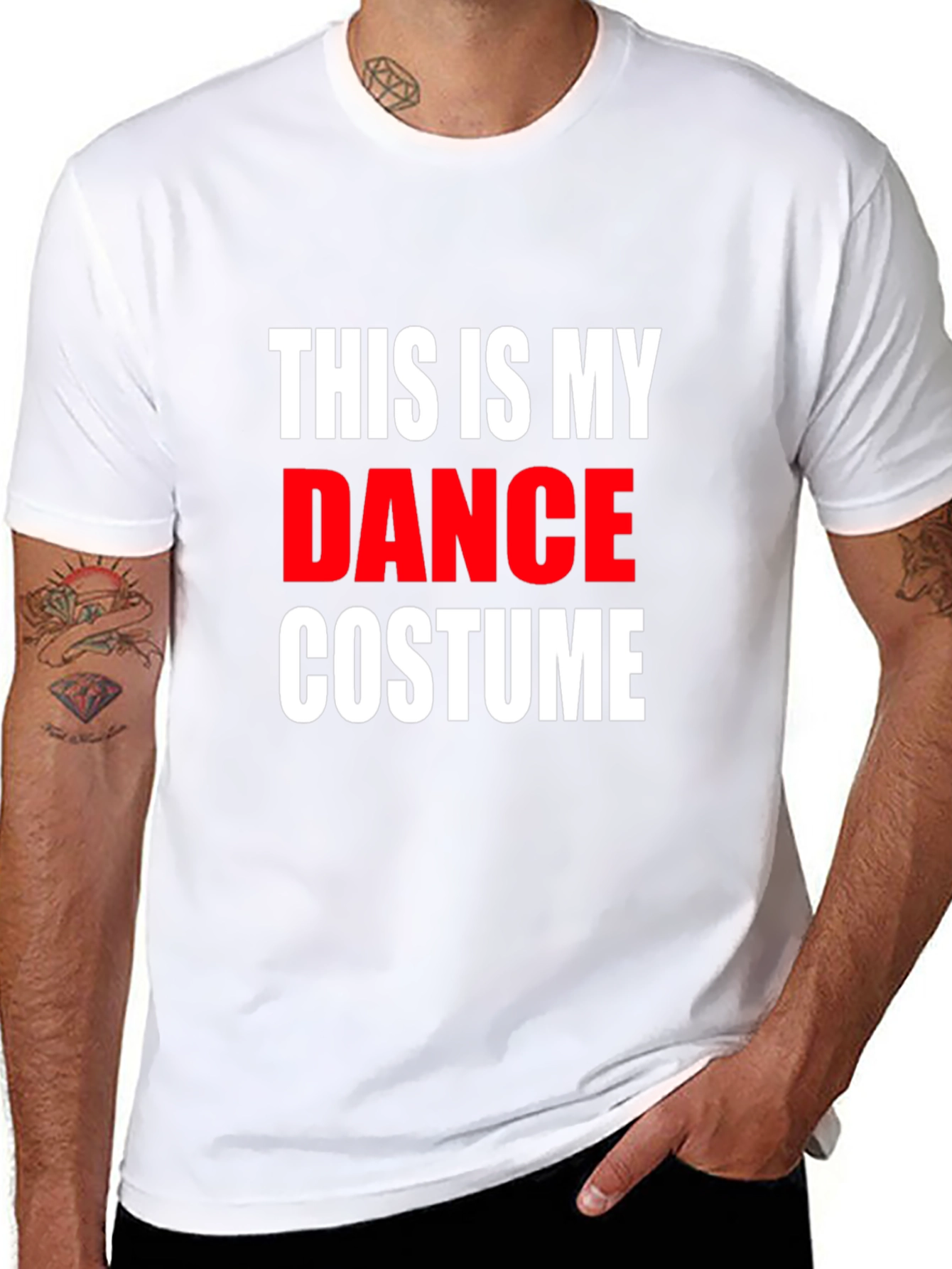 Black Dance Costume T-Shirt - Funny Dancing Tee view 8