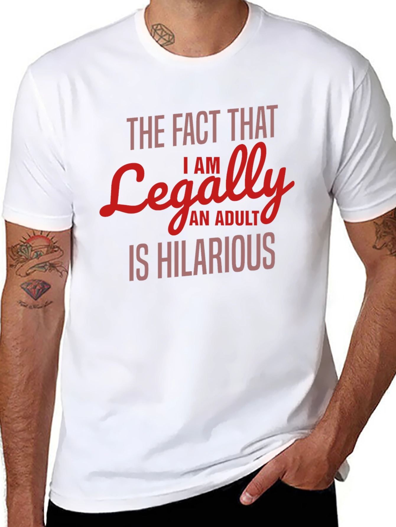 Black Funny Adult Humor T-Shirt view 8