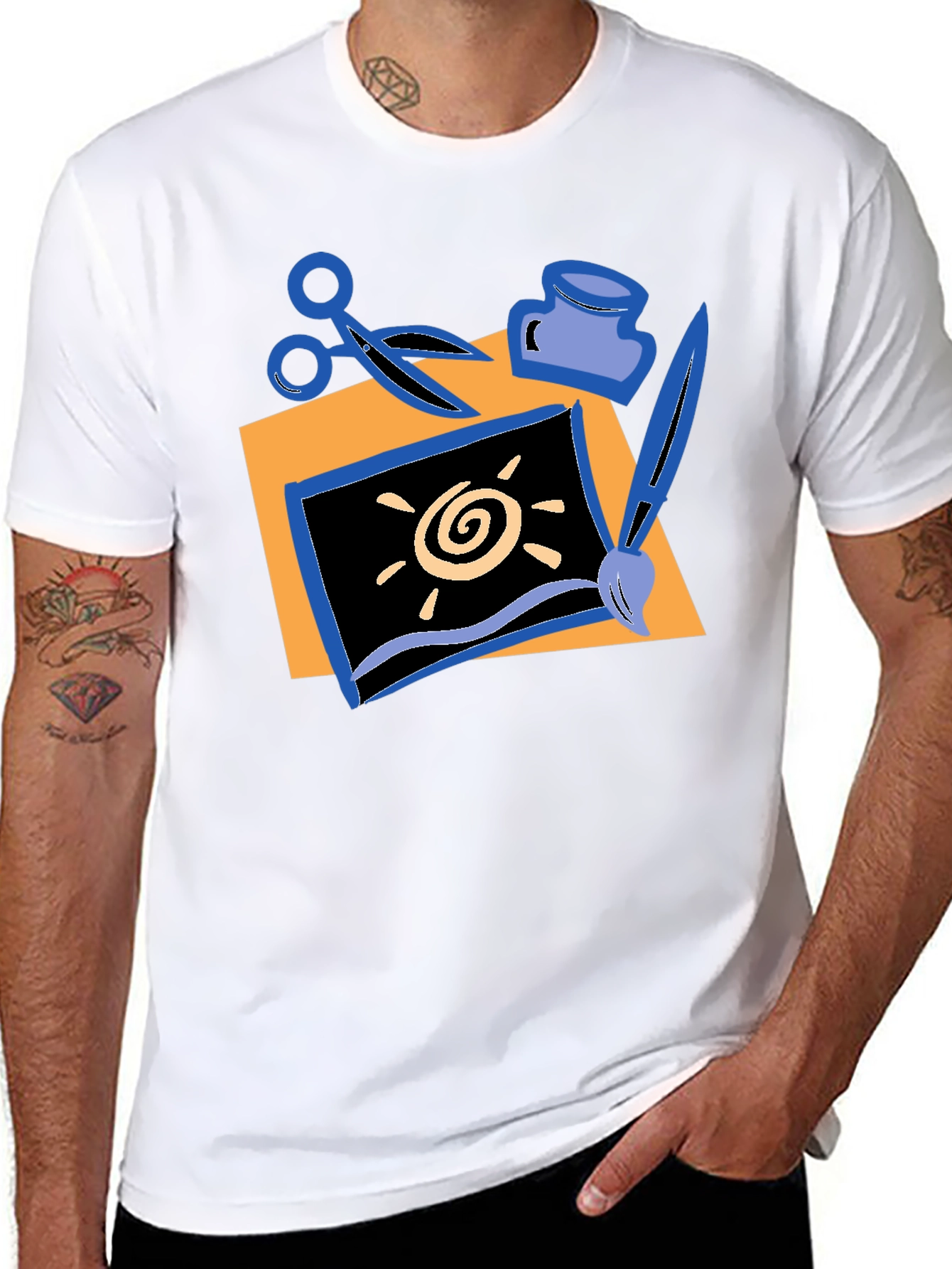 Art Studio Graphic T-Shirt - Artsy Style - 8