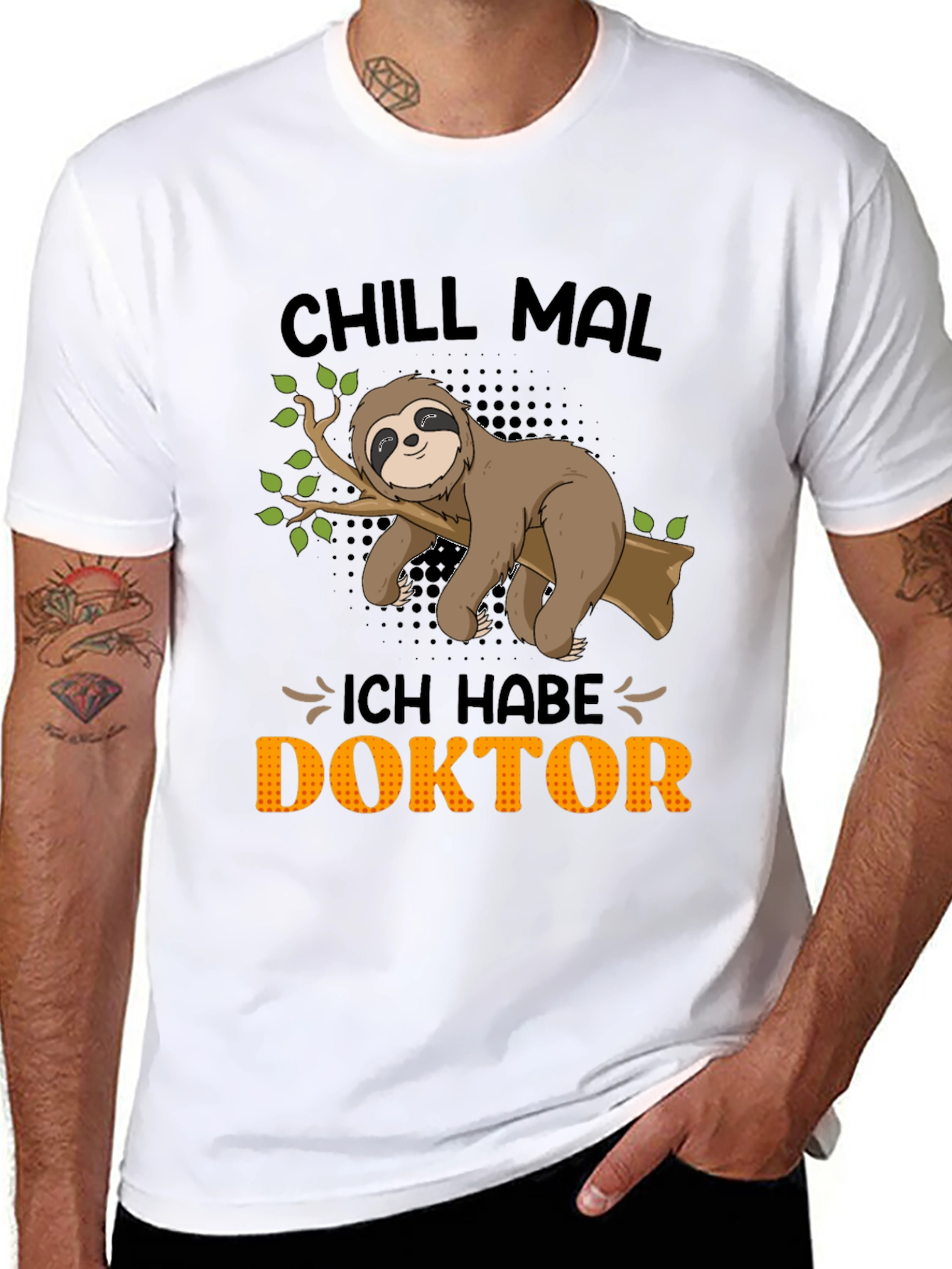 Chill Mal Doktor Sloth Tee - Relax in Style! - 8