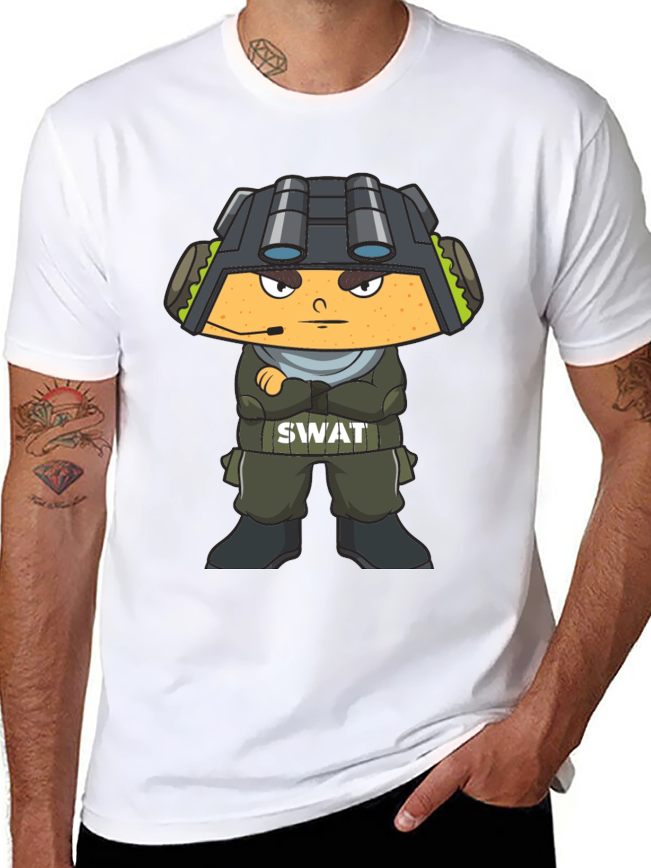 Black Taco SWAT Graphic T-Shirt view 8