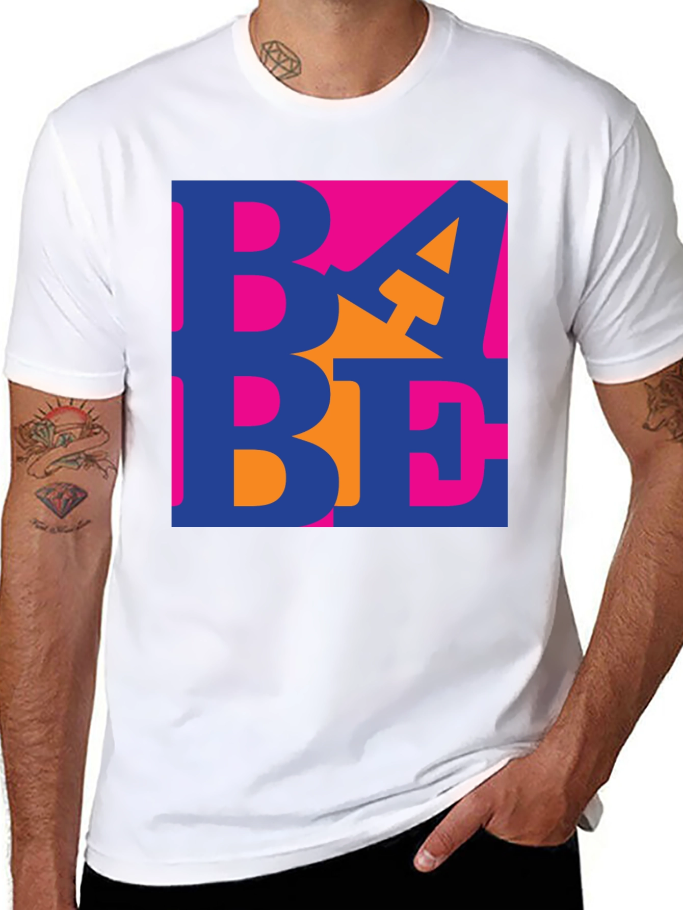 Black BAE T-Shirt - Bold Graphic Design, Soft Cotton Tee view 8