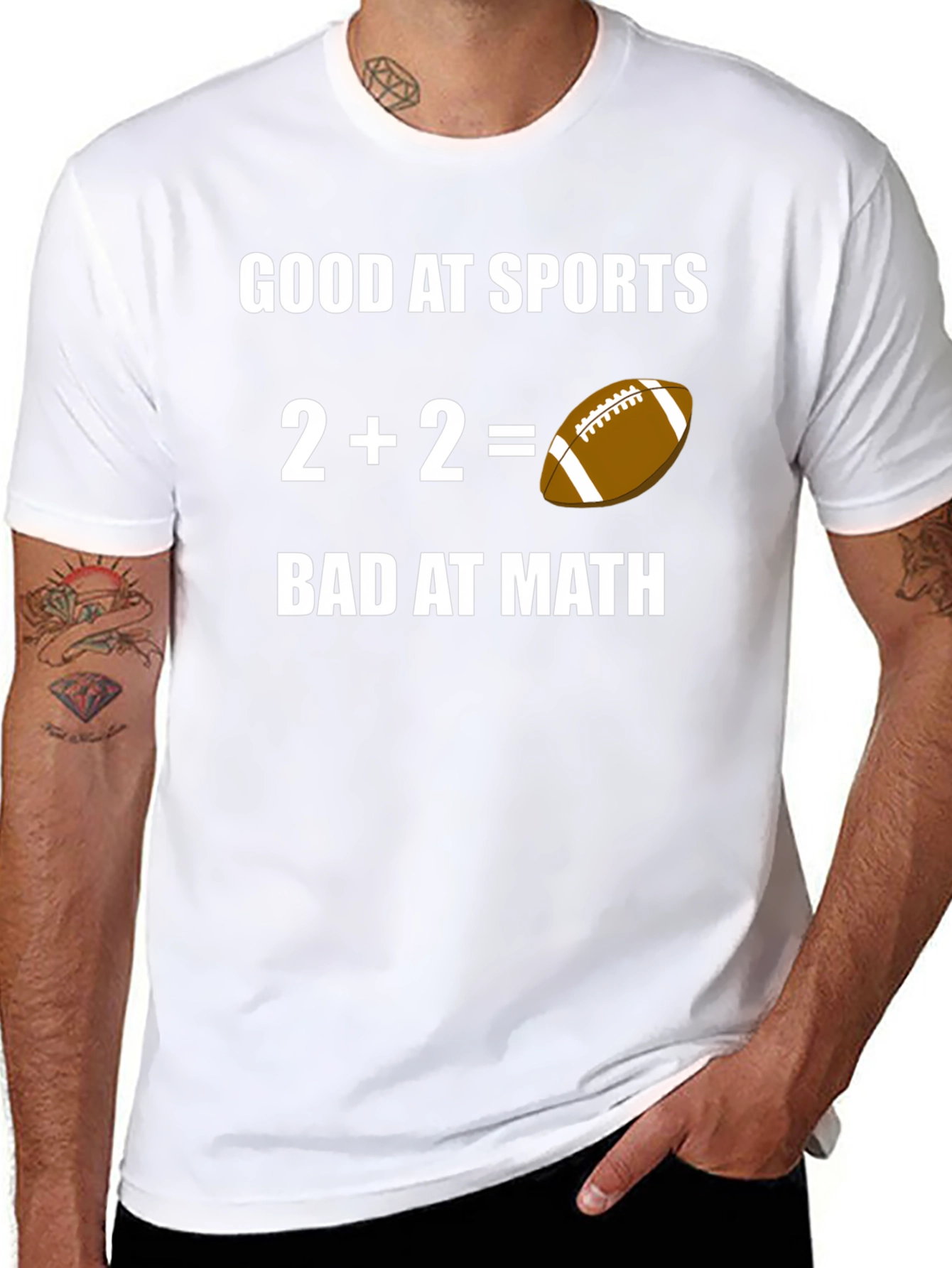 Black Funny Sports & Math T-Shirt view 8