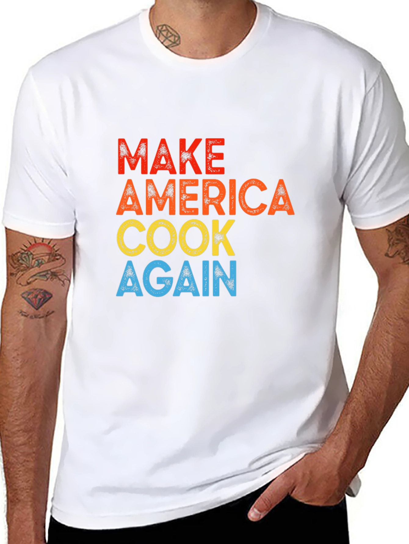 Black Make America Cook Again T-Shirt view 8