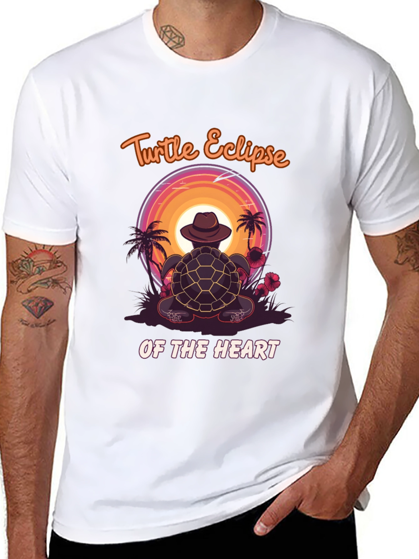 Black Turtle Eclipse of the Heart T-Shirt view 8