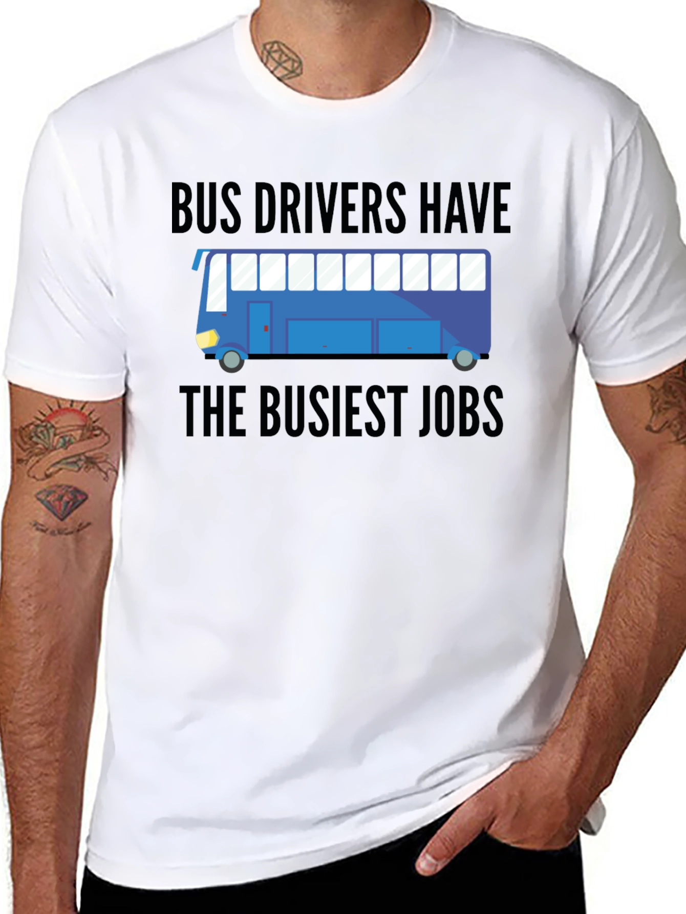 Black Bus Drivers Have The Busiest Jobs T-Shirt view 8
