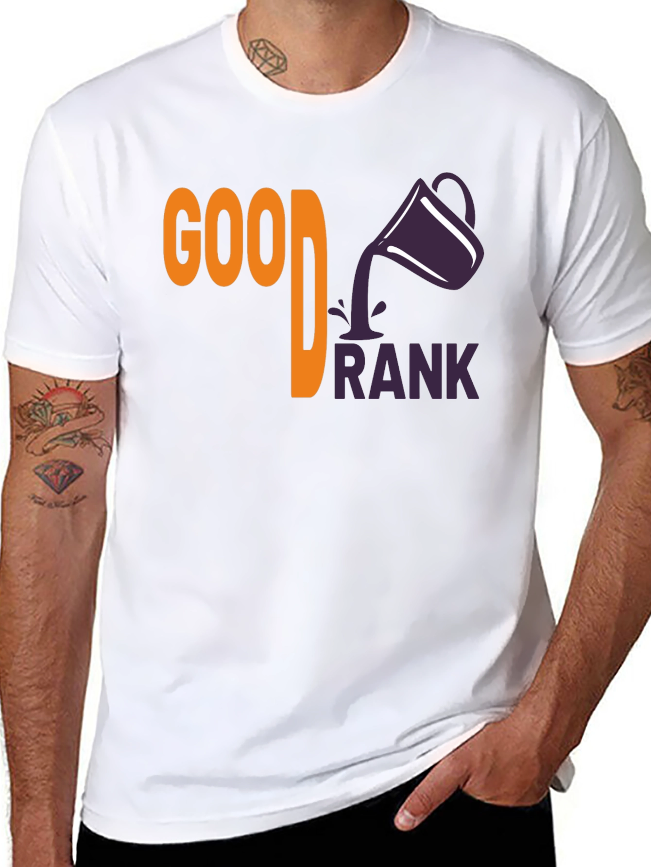Black Good Drank T-Shirt - Stylish Graphic Tee view 8