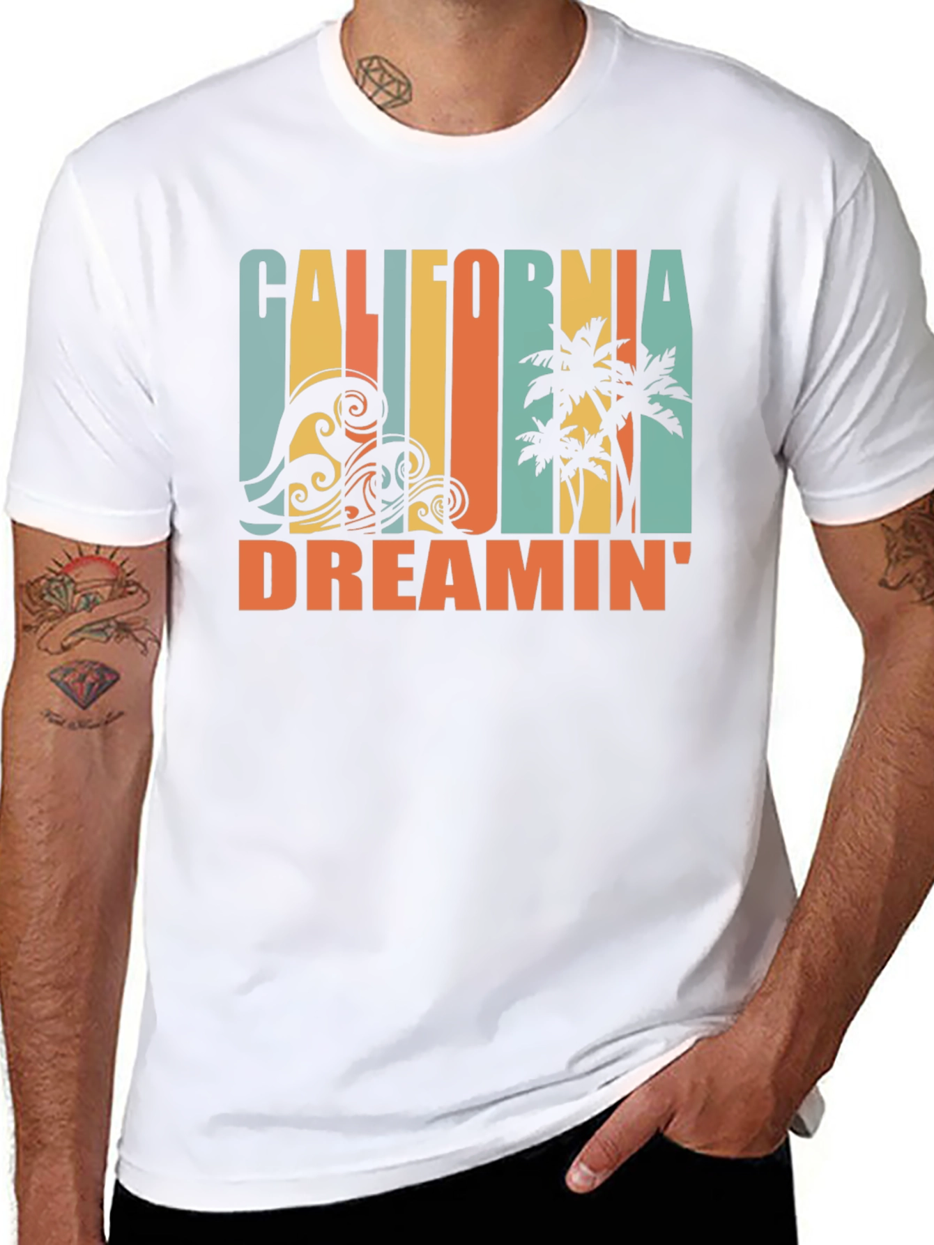 Black California Dreamin' Graphic Tee view 8