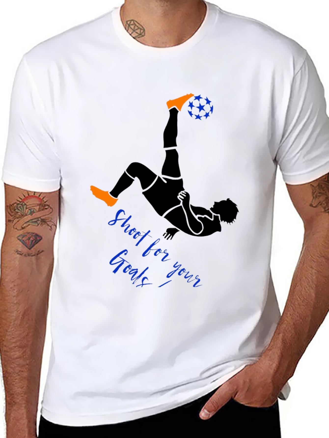 Shoot For Your Goals Graphic Tee - 8