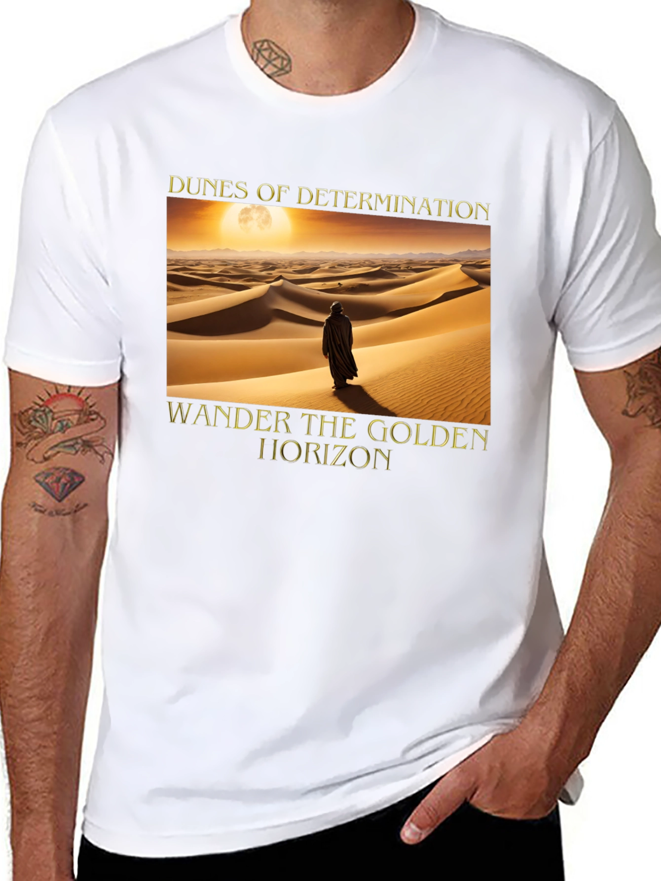 Black Dunes of Determination T-Shirt view 8