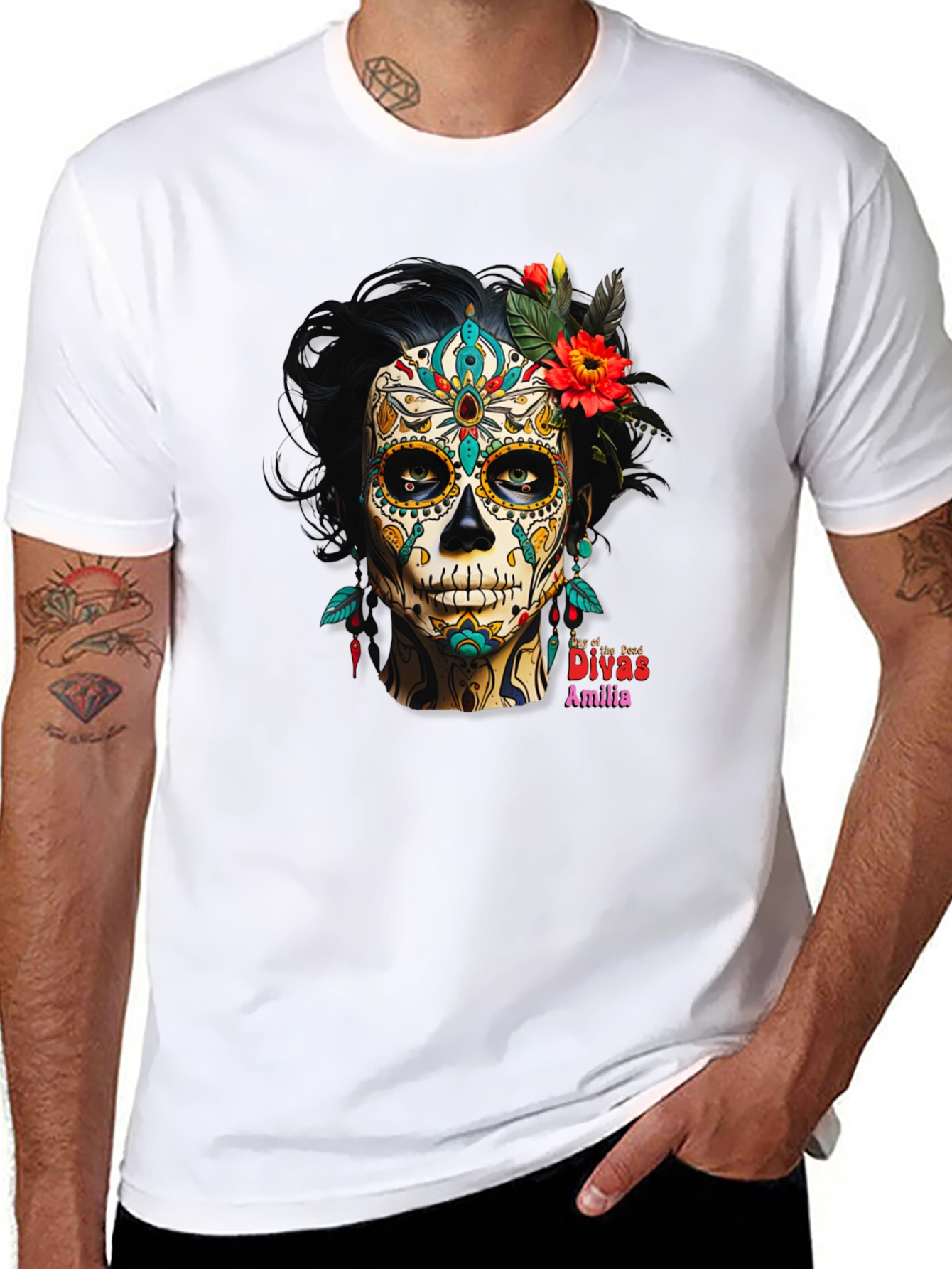 Day of the Dead Divas T-Shirt - 8